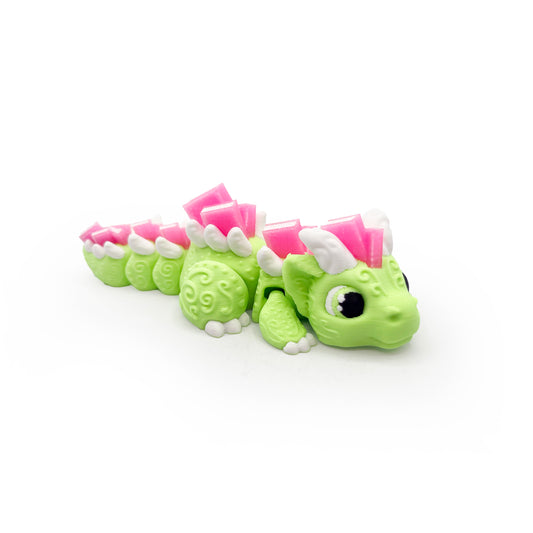 Book Dragon Phone Charms – 3D Printed Articulated Dragon Phone Charm | Cute Bookish Phone Accessory for Readers
