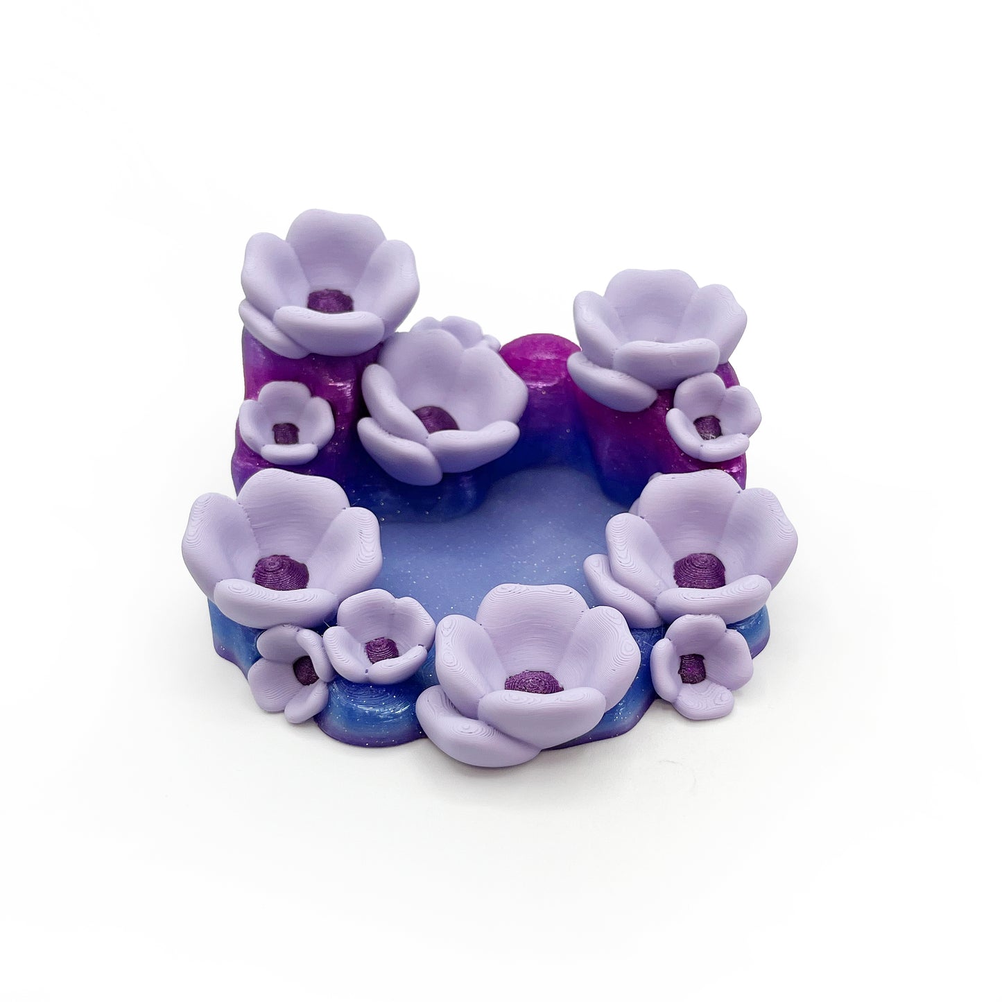 Moth Dice Tower & Flower Dice Stands Set | 3D Printed DnD Tabletop RPG Accessories