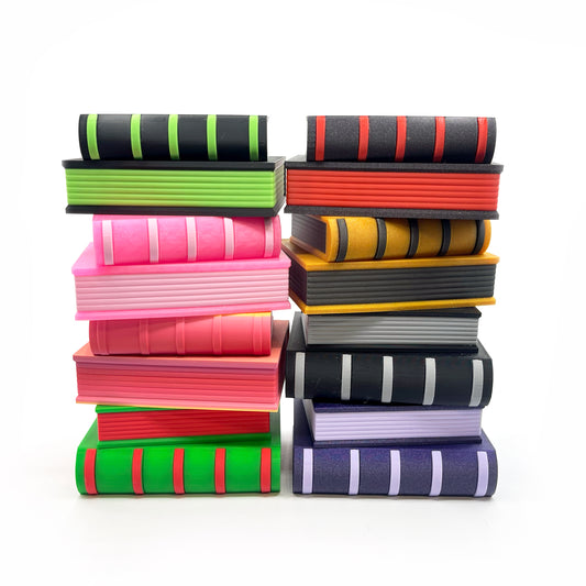 Book Stack Box - 3D Printed Organizer & Container - Practical Solution for Book Lovers