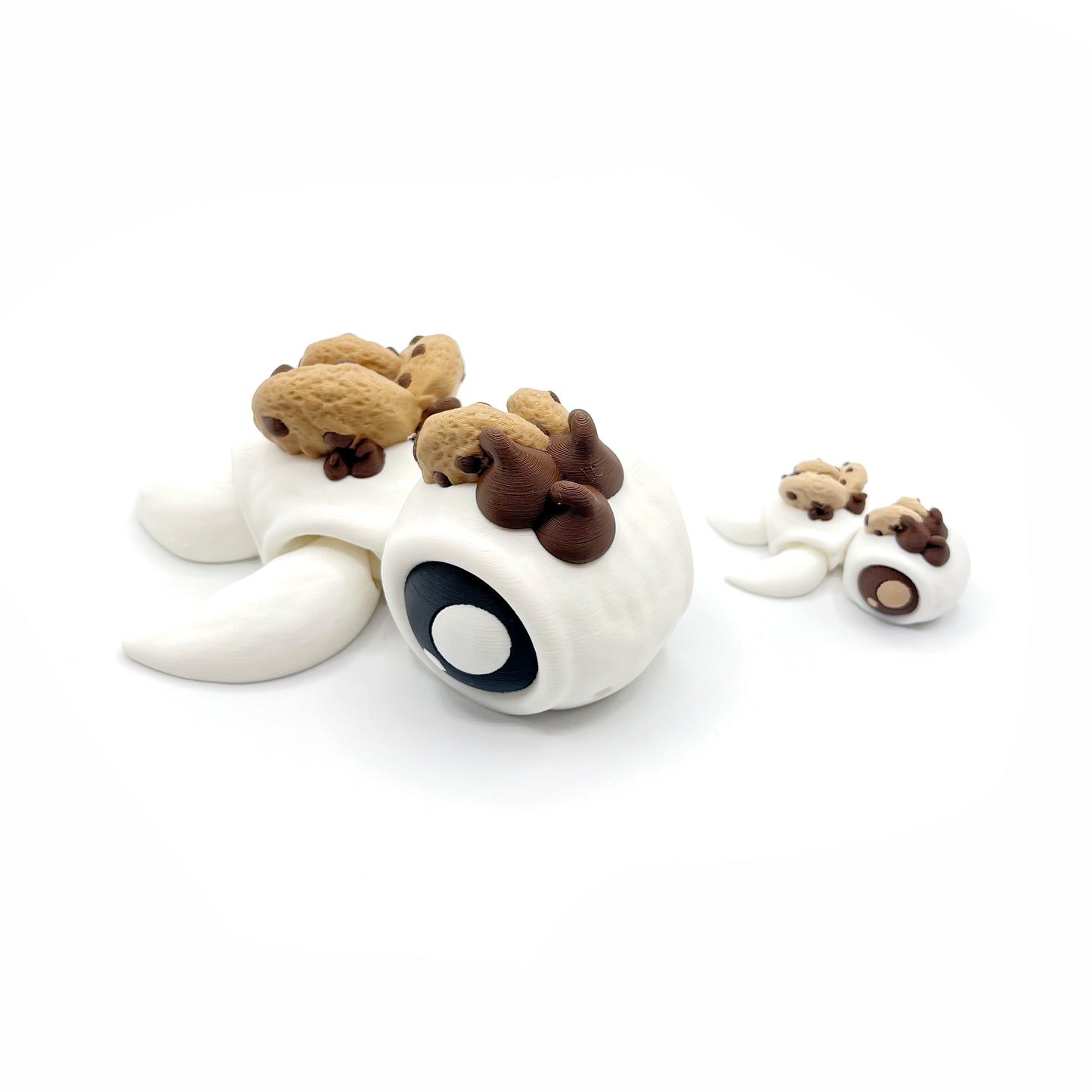 TURTLES!! Desk Pal – Palm-Sized Articulated 3D Printed Turtle Fidget Toy with Pocket Turtle Energy