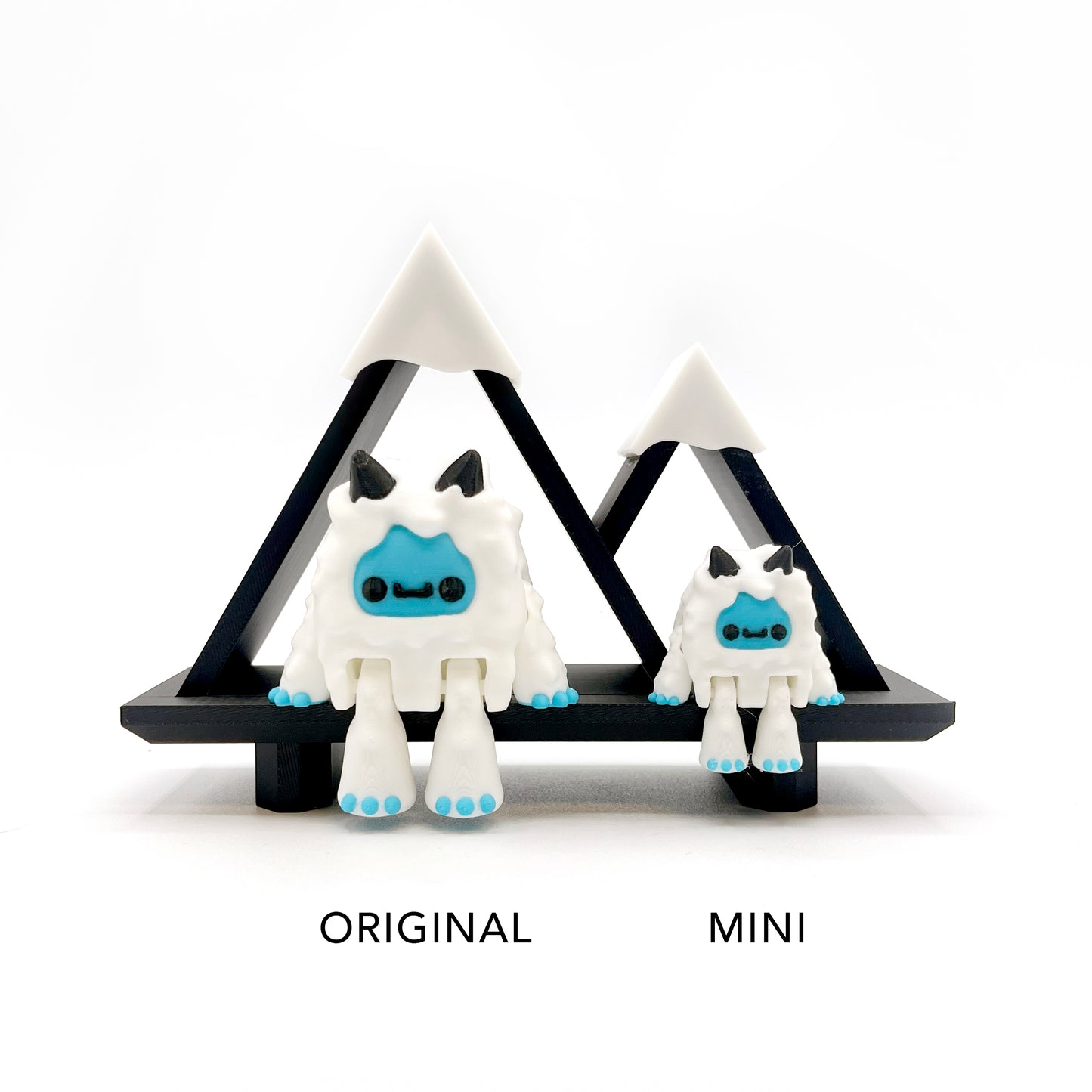 Flurryfoot & Bigfoot Desk Pals – Cute 3D Printed Cryptid Collectibles & Desk Fidget Toys