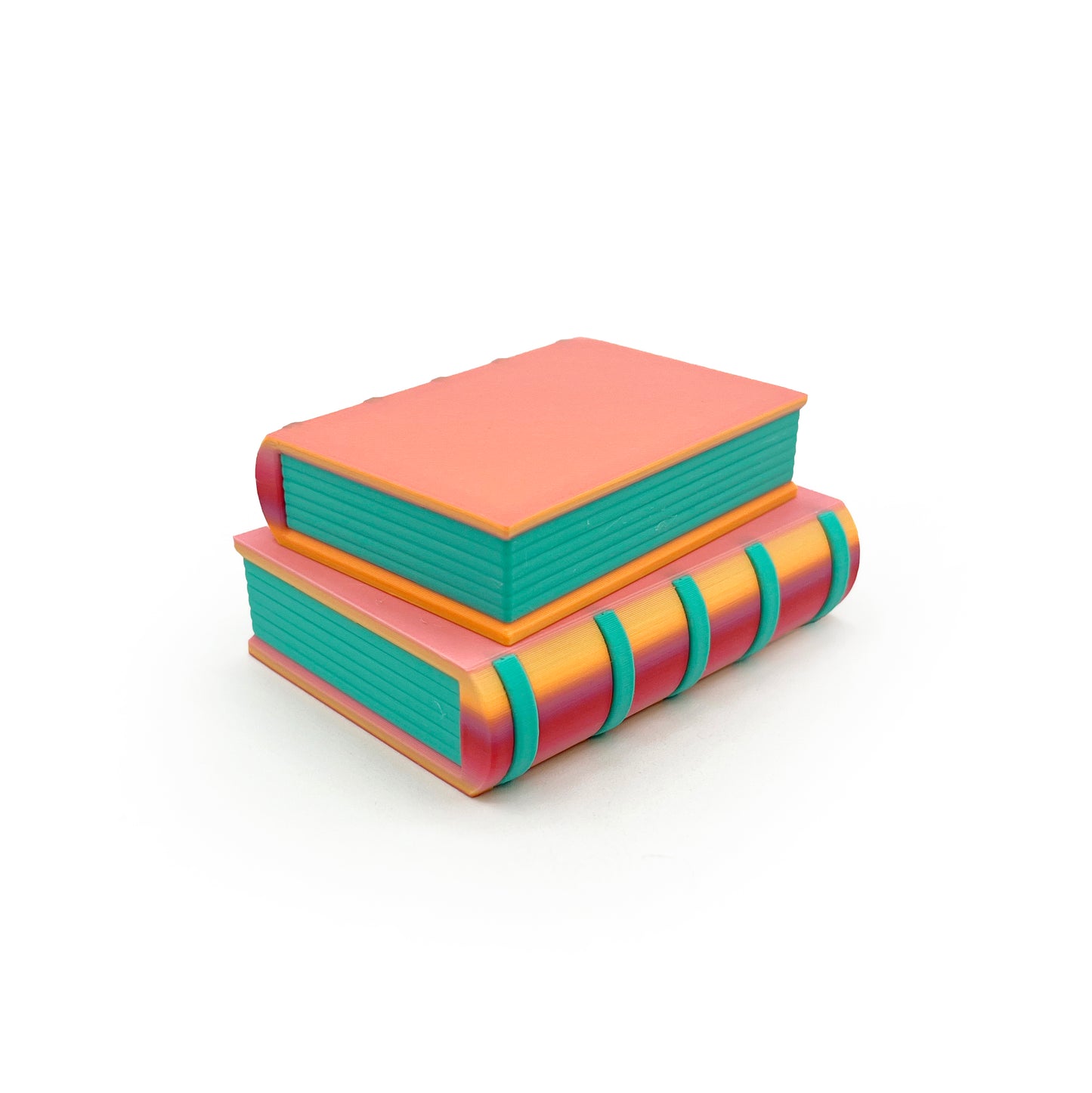 Book Dragon Micros – Book Stack Box with 6 Mini Articulated Dragons | Cute Bookish Container Set
