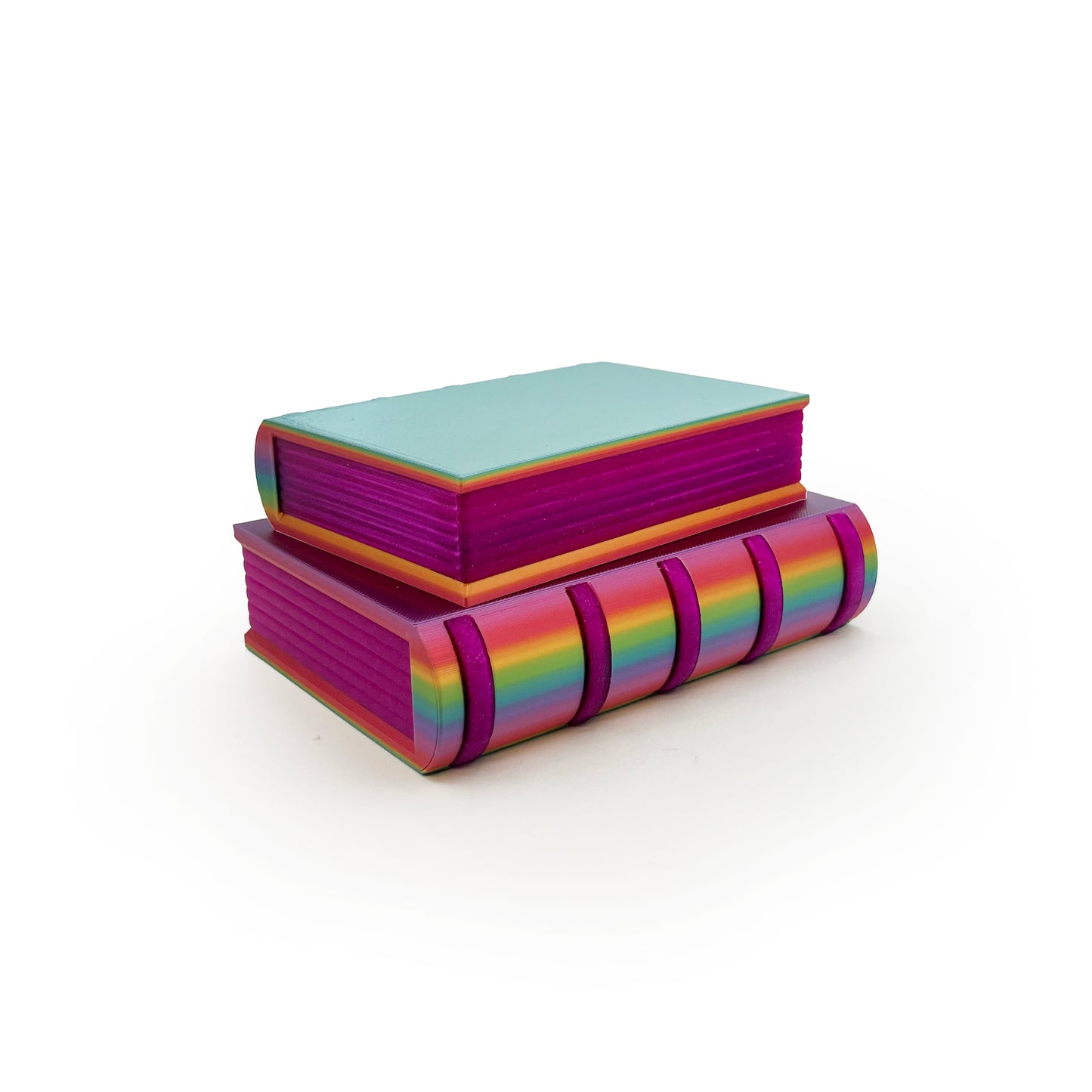 Book Stack Box - 3D Printed Organizer & Container - Practical Solution for Book Lovers
