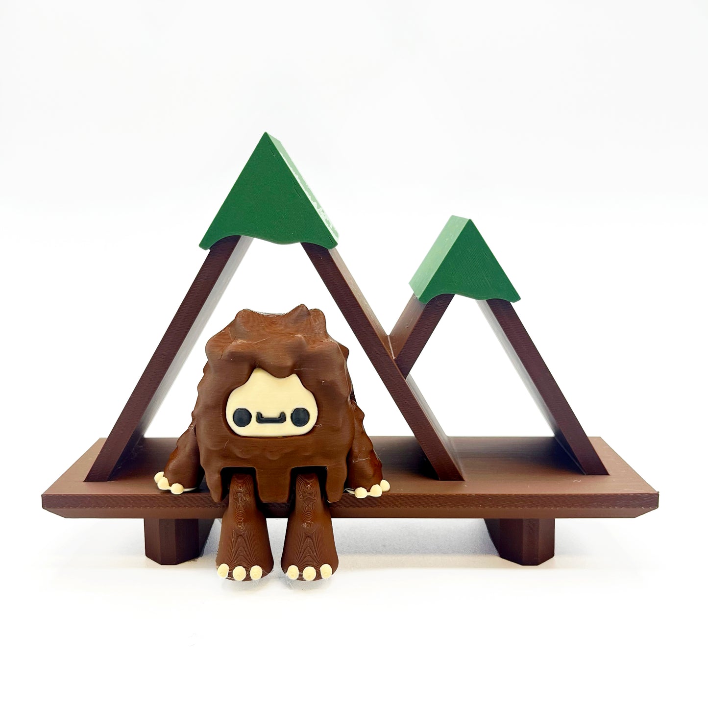 Flurryfoot & Bigfoot Desk Pals – Cute 3D Printed Cryptid Collectibles & Desk Fidget Toys