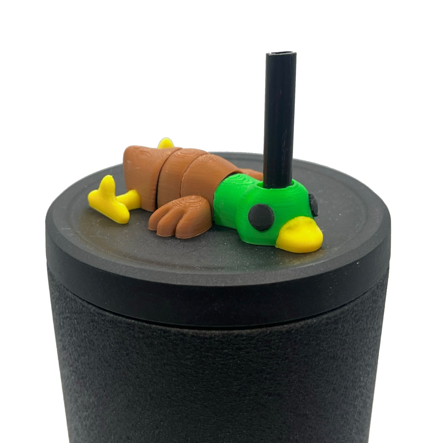 Sip Sidekicks – 3D Printed Straw Toppers for Tumbler Cups | Pocket-Sized Straw Buddy Accessories