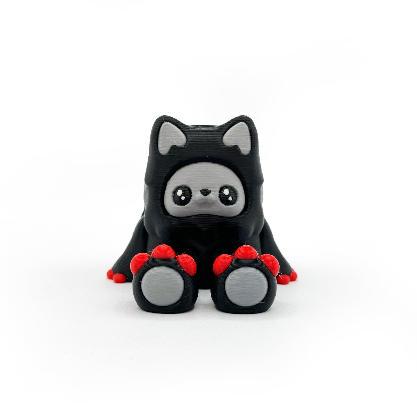 MINI Mysterious Cryptid Desk Pal – Kittyfoot & Gillifoot Articulated 3D Printed Fidget Toy | Cute Mini Collectible