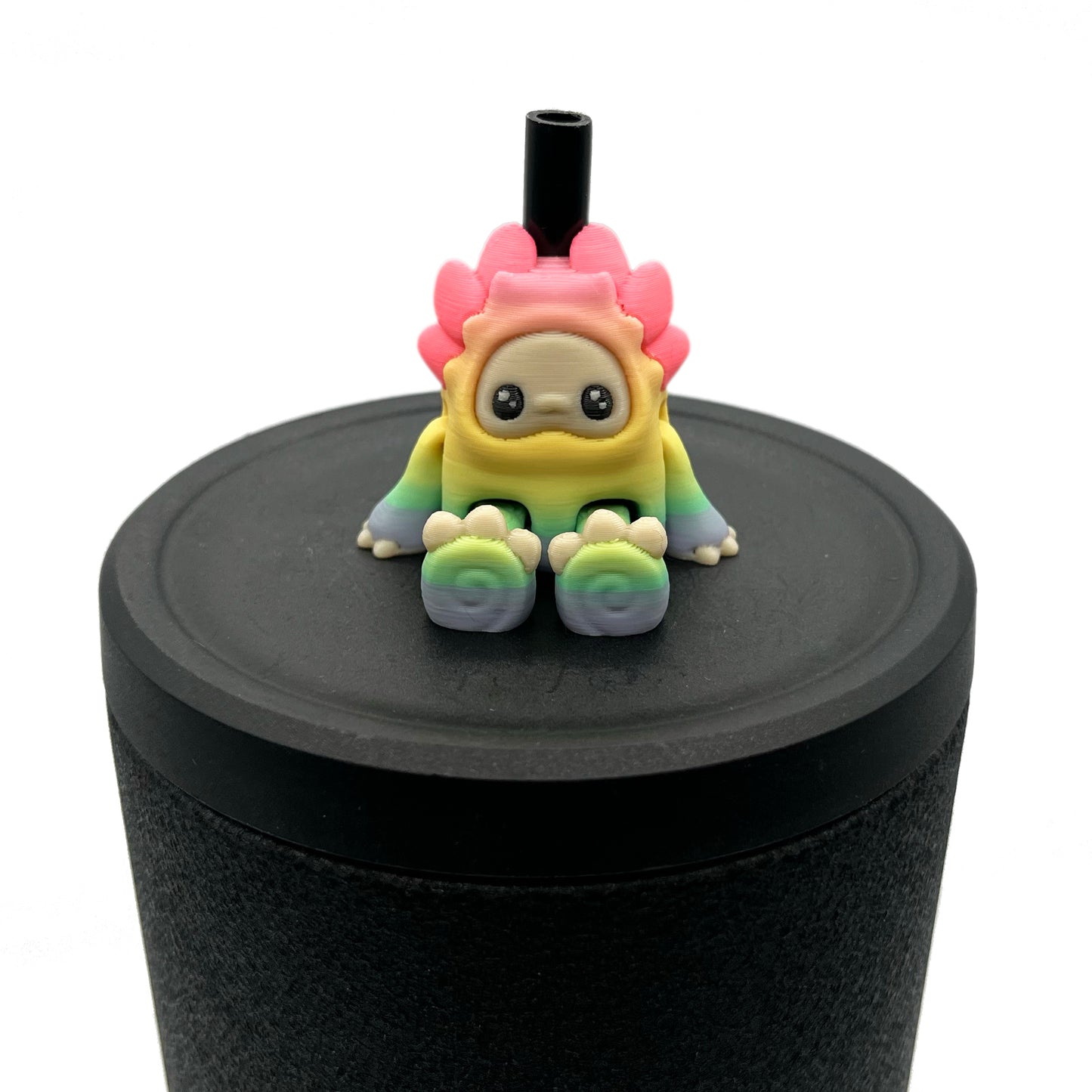 Mysterious Cryptids Sip Sidekicks – Kittyfoot & Gillifoot 3D Printed Straw Toppers | Collectible Straw Buddy Set