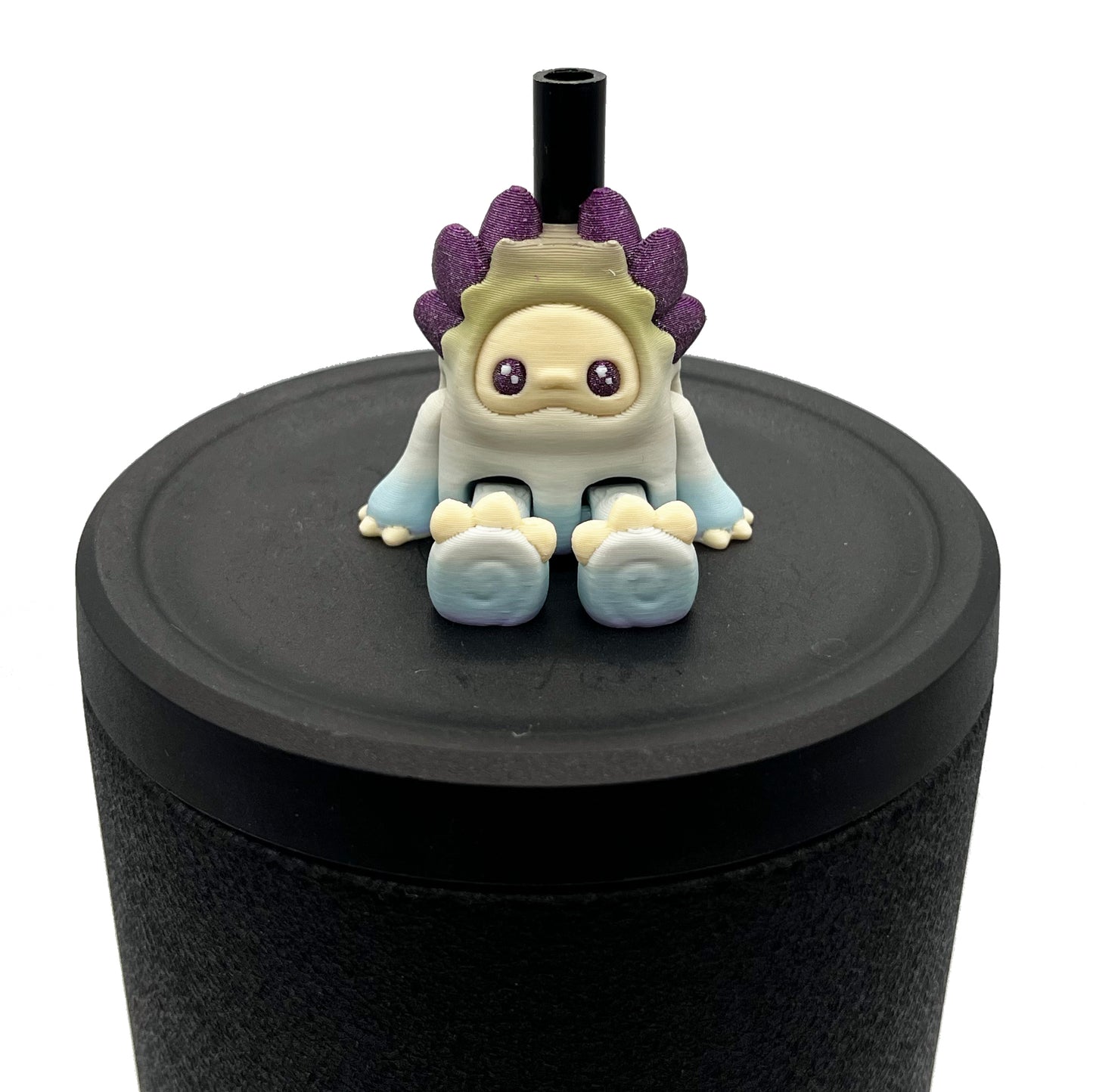 Mysterious Cryptids Sip Sidekicks – Kittyfoot & Gillifoot 3D Printed Straw Toppers | Collectible Straw Buddy Set