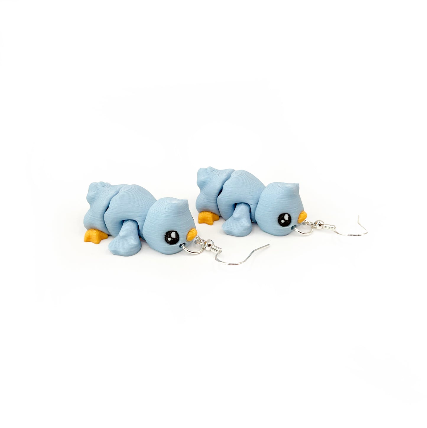 Baby Chick Earrings – Cute 3D Printed Chick Hook Earrings | Lightweight Hypoallergenic Easter Jewelry