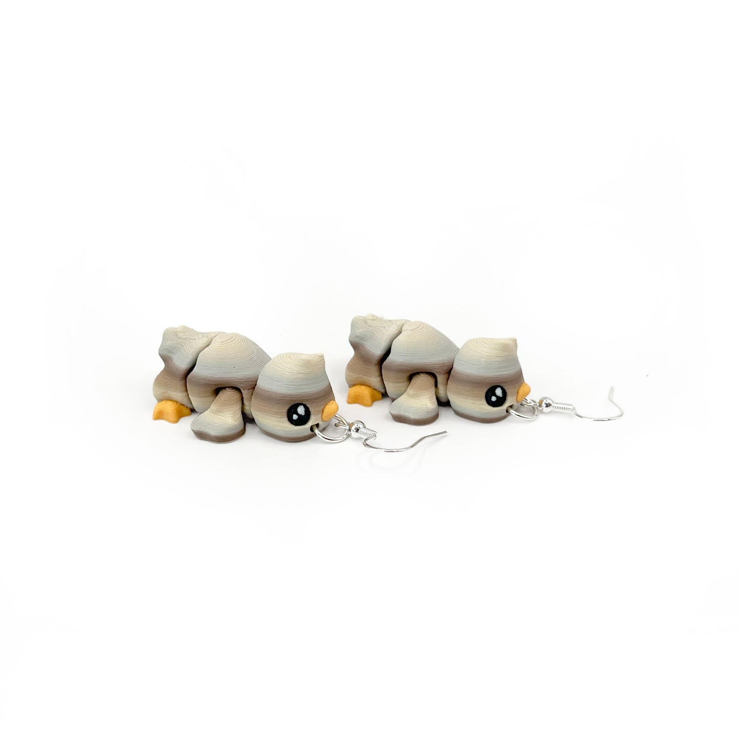 Baby Chick Earrings – Cute 3D Printed Chick Hook Earrings | Lightweight Hypoallergenic Easter Jewelry