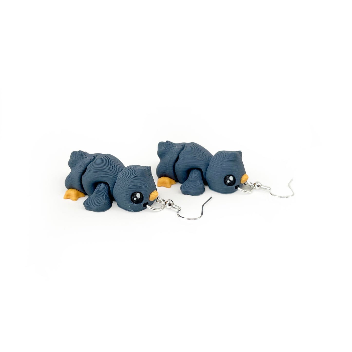 Baby Chick Earrings – Cute 3D Printed Chick Hook Earrings | Lightweight Hypoallergenic Easter Jewelry