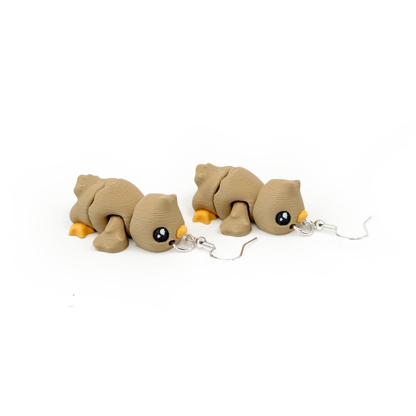 Baby Chick Earrings – Cute 3D Printed Chick Hook Earrings | Lightweight Hypoallergenic Easter Jewelry
