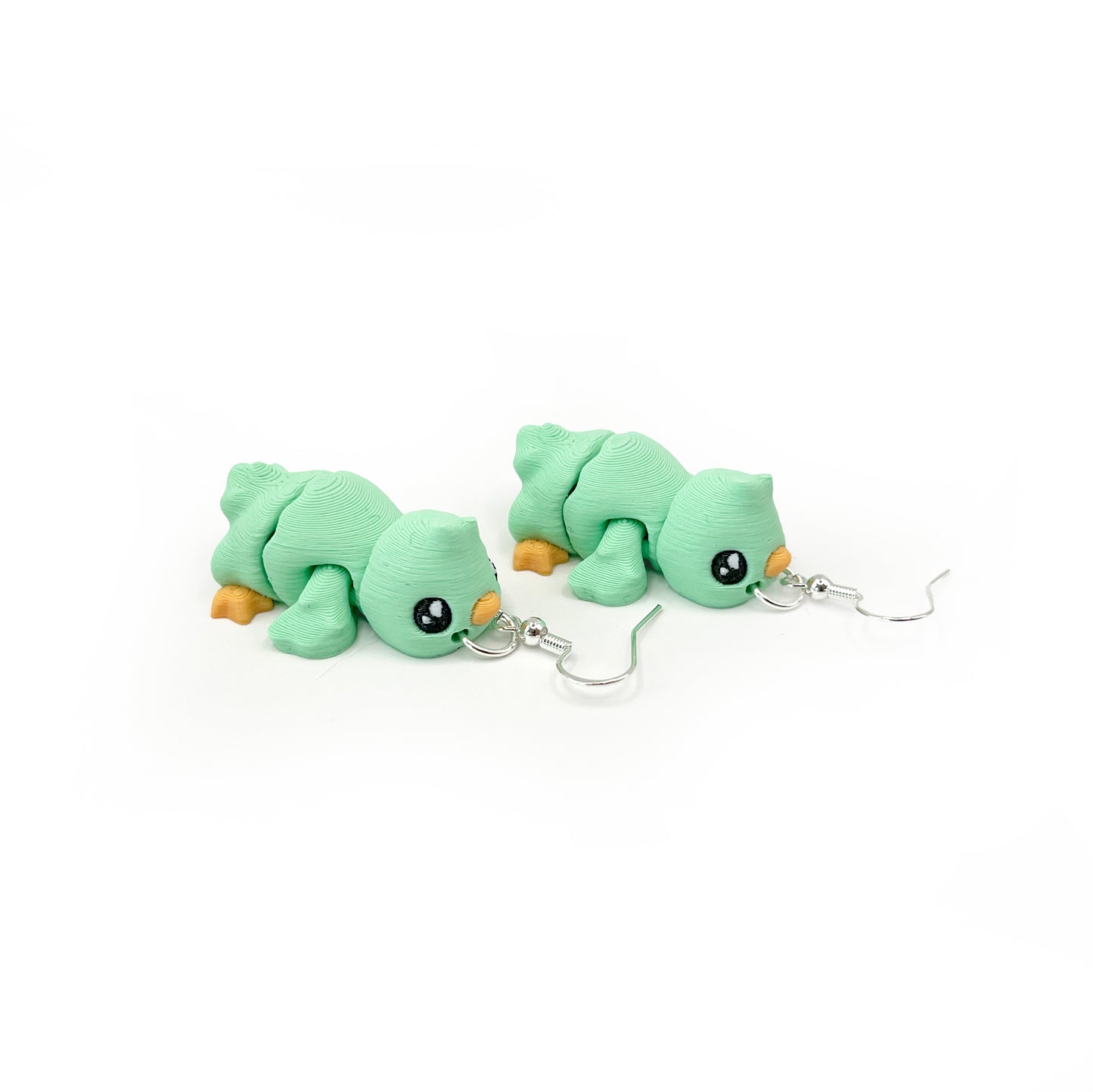 Baby Chick Earrings – Cute 3D Printed Chick Hook Earrings | Lightweight Hypoallergenic Easter Jewelry