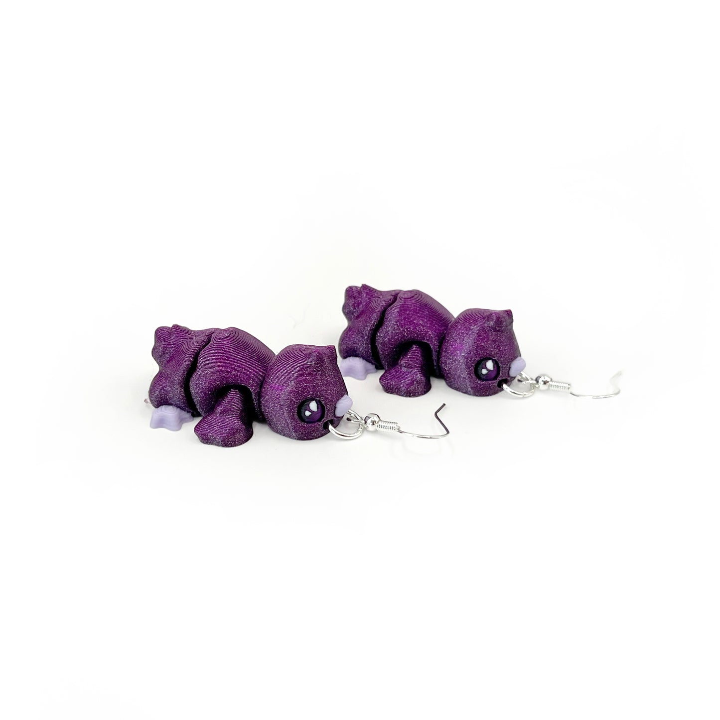 Baby Chick Earrings – Cute 3D Printed Chick Hook Earrings | Lightweight Hypoallergenic Easter Jewelry