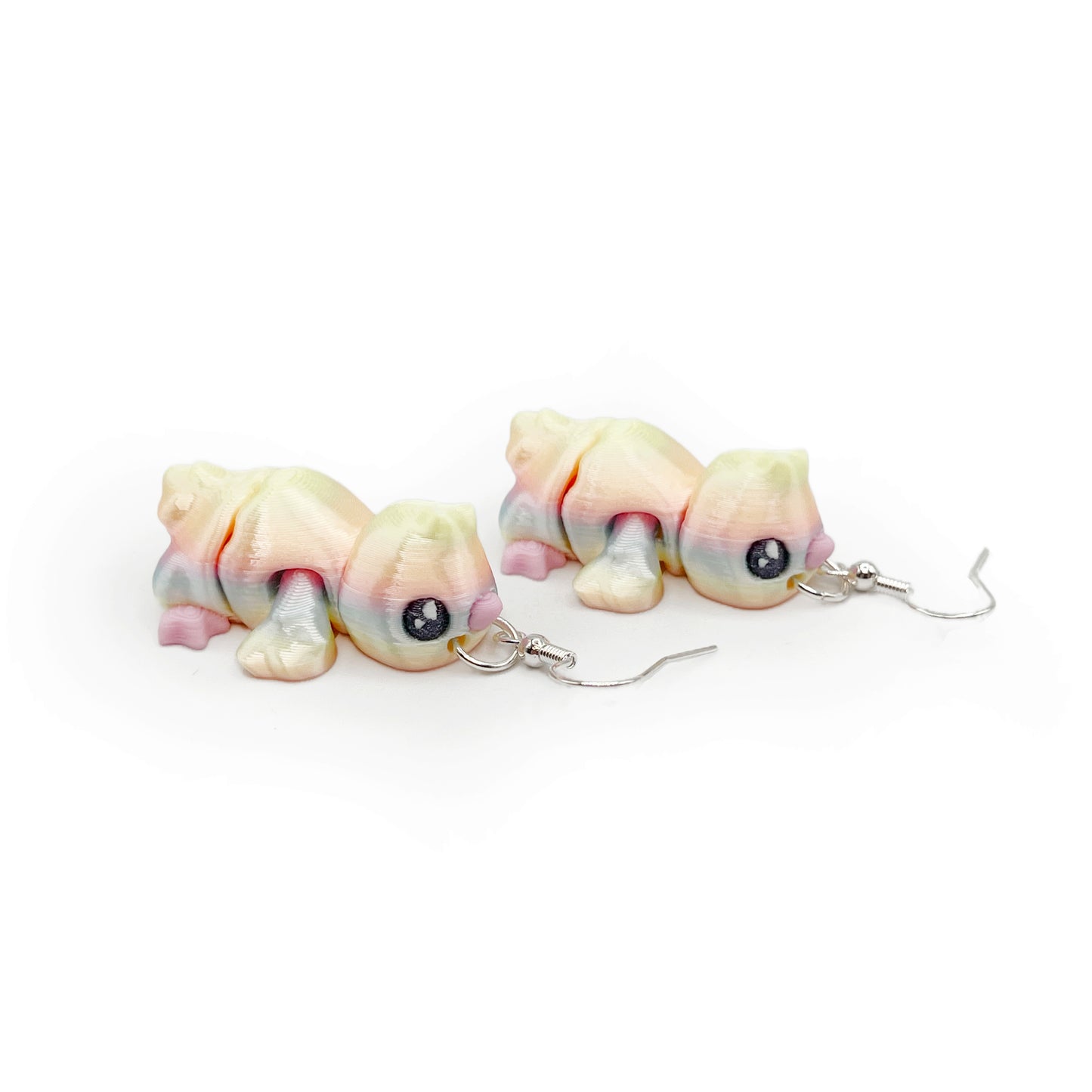 Baby Chick Earrings – Cute 3D Printed Chick Hook Earrings | Lightweight Hypoallergenic Easter Jewelry