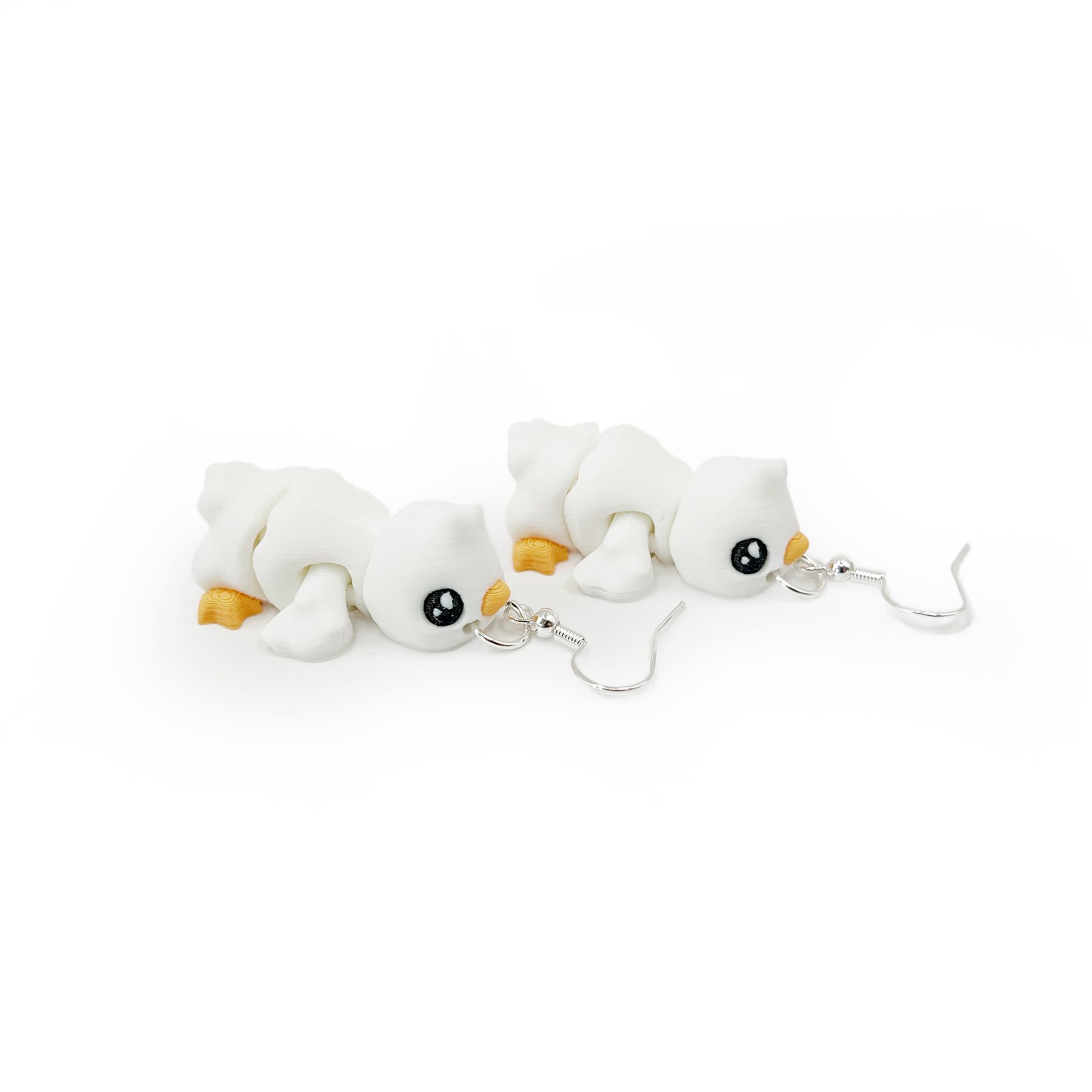 Baby Chick Earrings – Cute 3D Printed Chick Hook Earrings | Lightweight Hypoallergenic Easter Jewelry