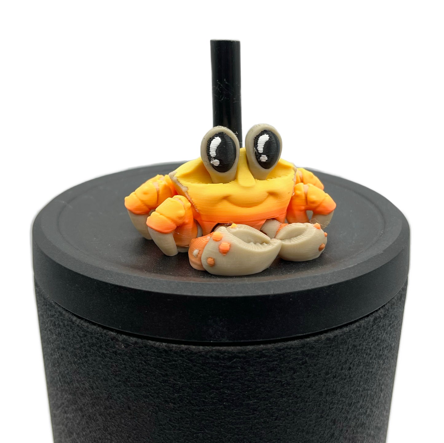 Cinema Cutie Sip Sidekicks – 3D Printed Straw Topper for Tumblers | Cute Movie Lover Straw Buddy