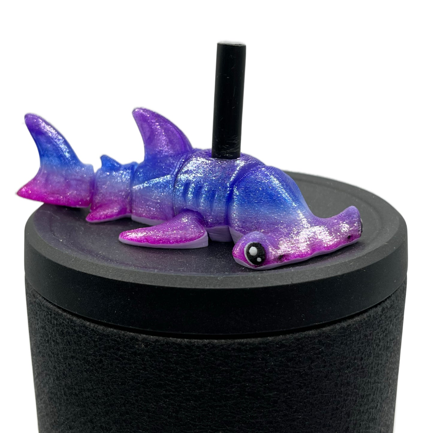 Cinema Cutie Sip Sidekicks – 3D Printed Straw Topper for Tumblers | Cute Movie Lover Straw Buddy