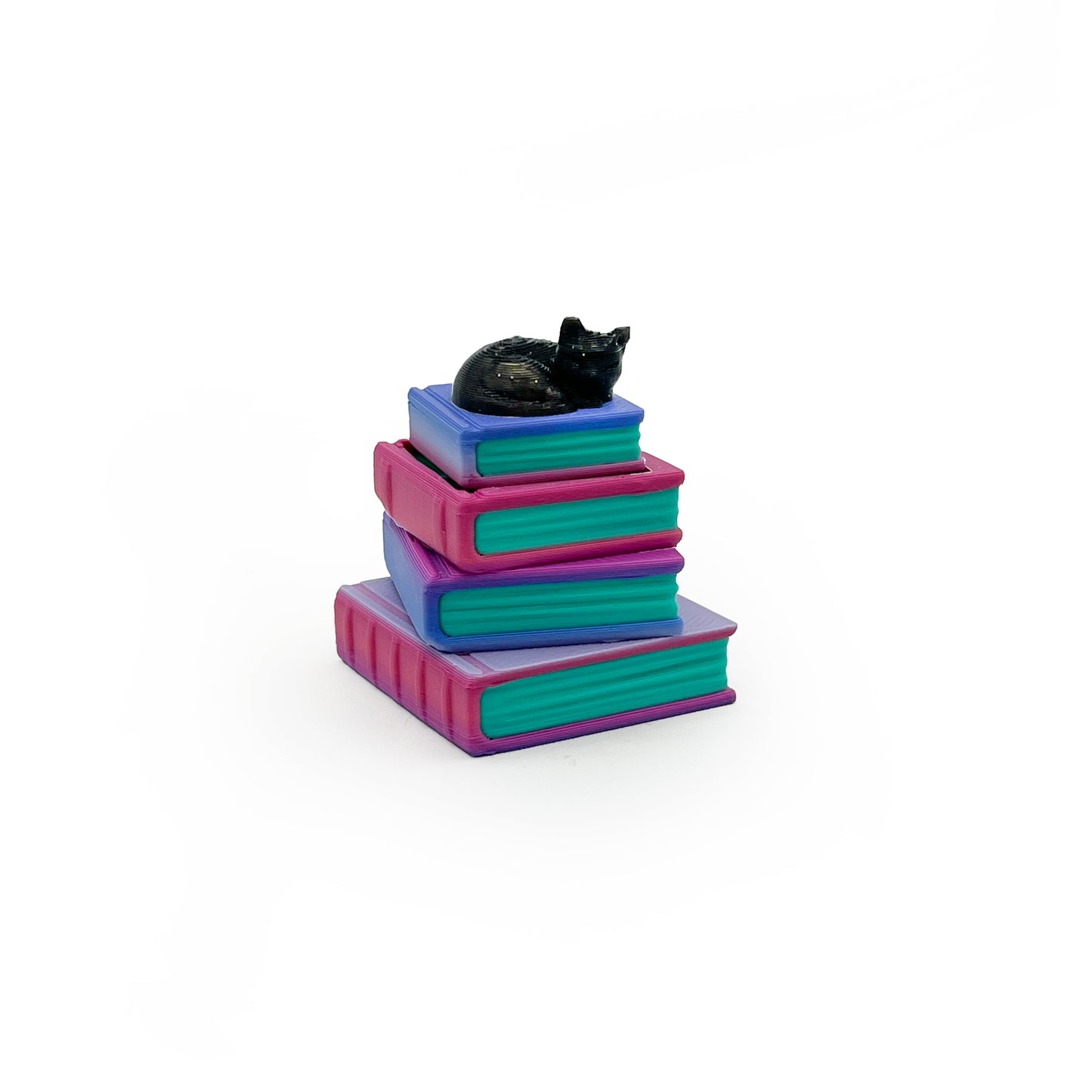 Bookish Fidget Clicker | 3D Printed Book Stack Fidget Toy | BookTok Gift for Book Lover