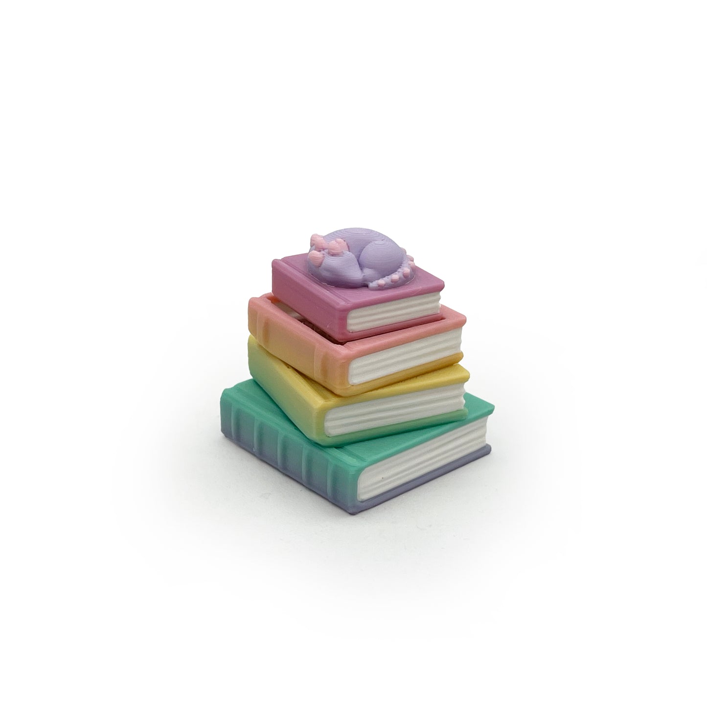 Bookish Fidget Clicker | 3D Printed Book Stack Fidget Toy | BookTok Gift for Book Lover