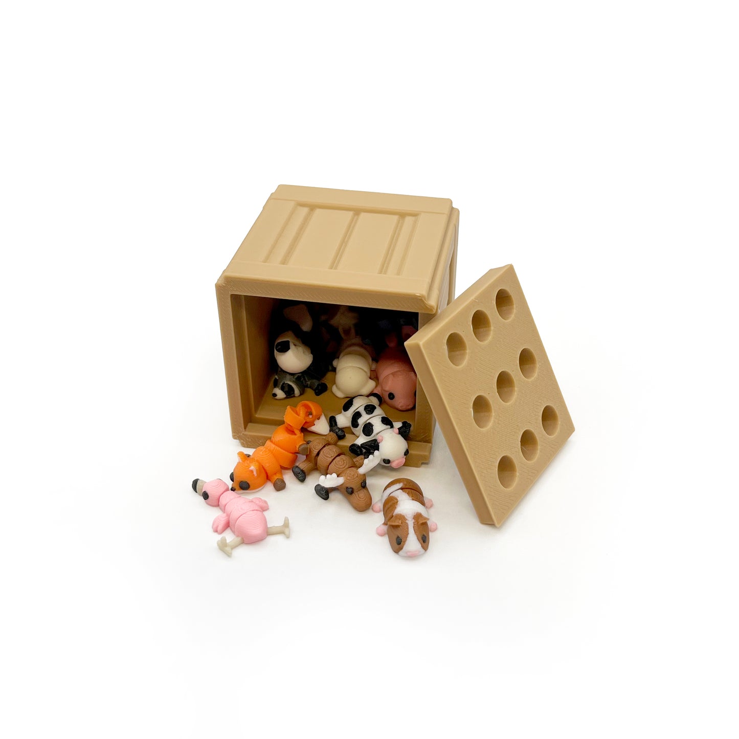 CRATE of Micro Critters – Hand-Picked 3D Printed Micro Collectibles | Cuddly Critter Mini Figures