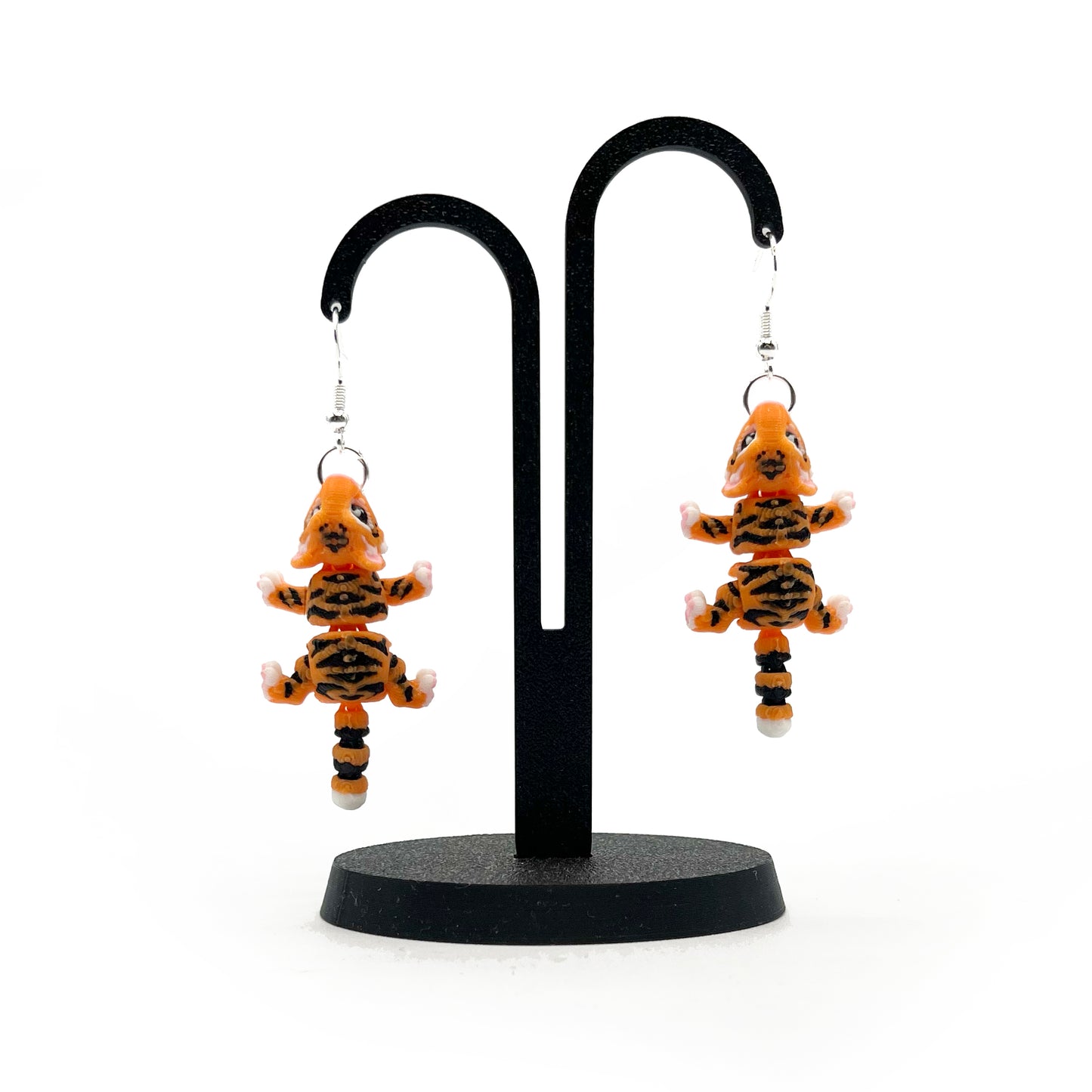 Critter Earrings – 3D Printed Animal Hook Earrings | Cute Hypoallergenic Jewelry | Unique Critter Designs