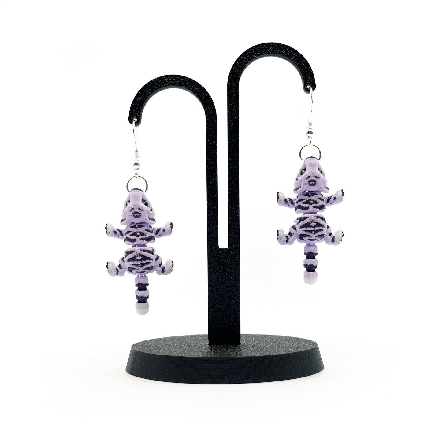 Critter Earrings – 3D Printed Animal Hook Earrings | Cute Hypoallergenic Jewelry | Unique Critter Designs