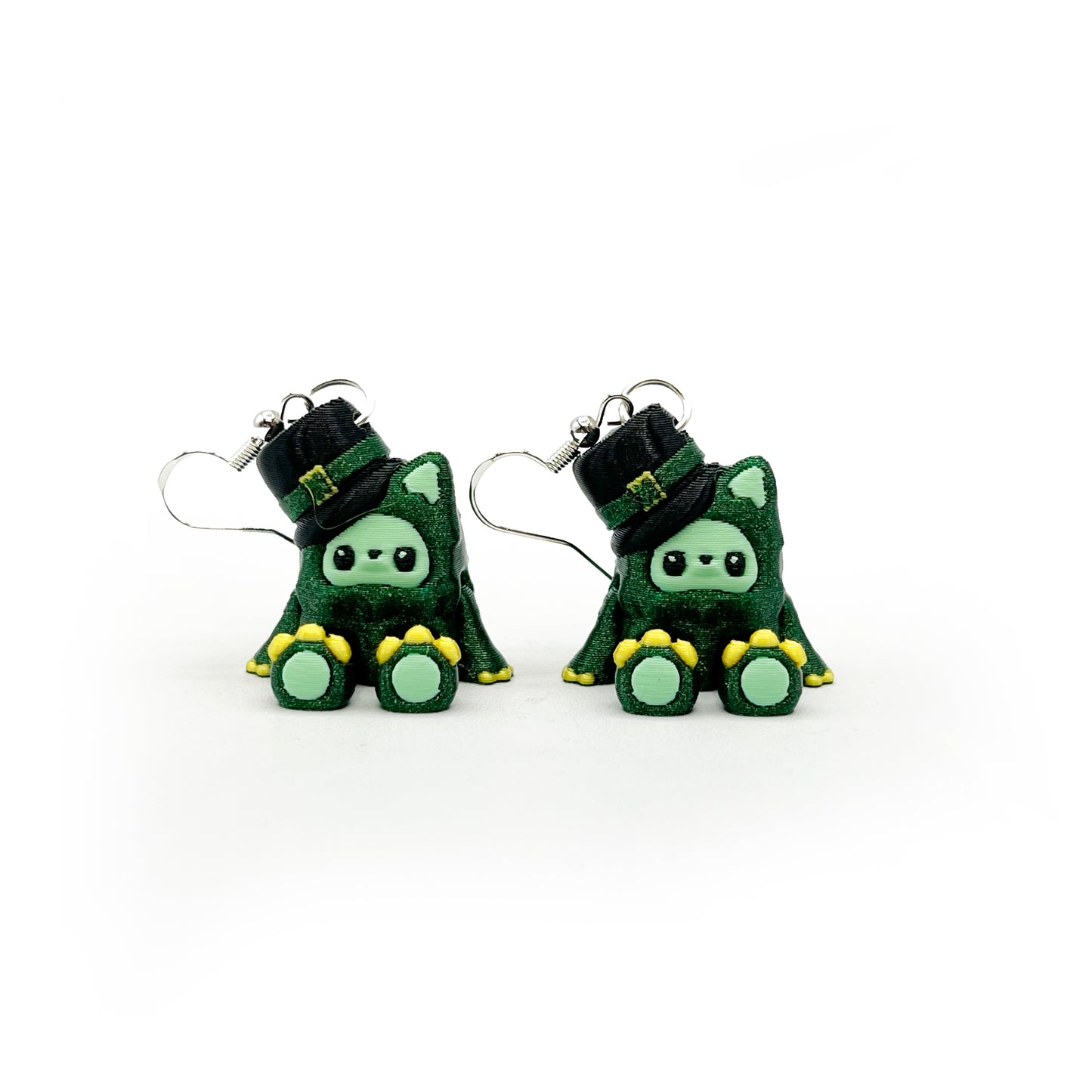 Flurryfoot & Bigfoot Earrings – Cute 3D Printed Cryptid Hook Earrings | Lightweight Hypoallergenic Jewelry for Monster Lovers