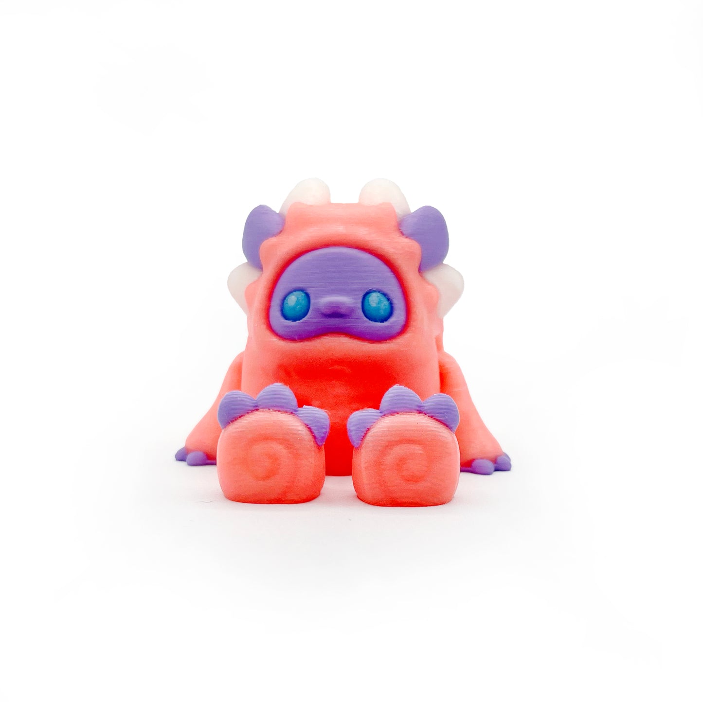 MINI Mysterious Cryptid Desk Pal – Kittyfoot & Gillifoot Articulated 3D Printed Fidget Toy | Cute Mini Collectible