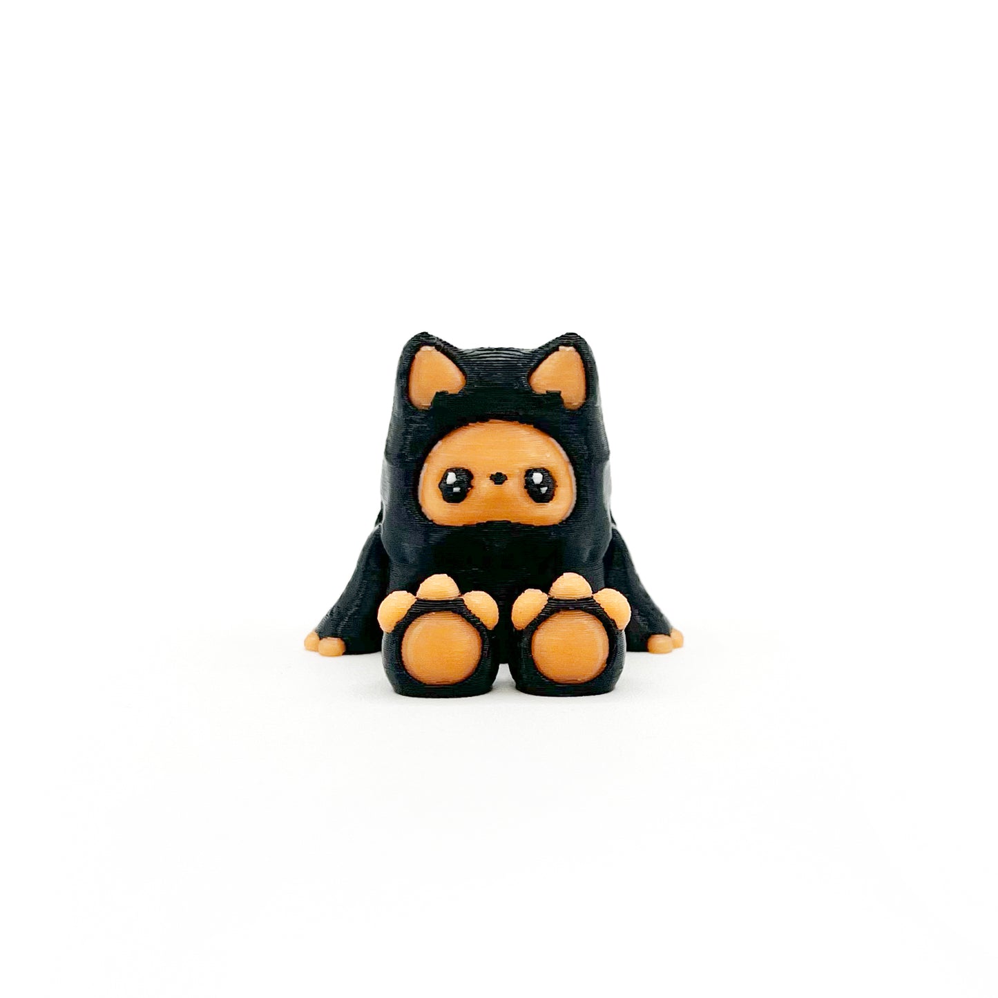 MINI Mysterious Cryptid Desk Pal – Kittyfoot & Gillifoot Articulated 3D Printed Fidget Toy | Cute Mini Collectible