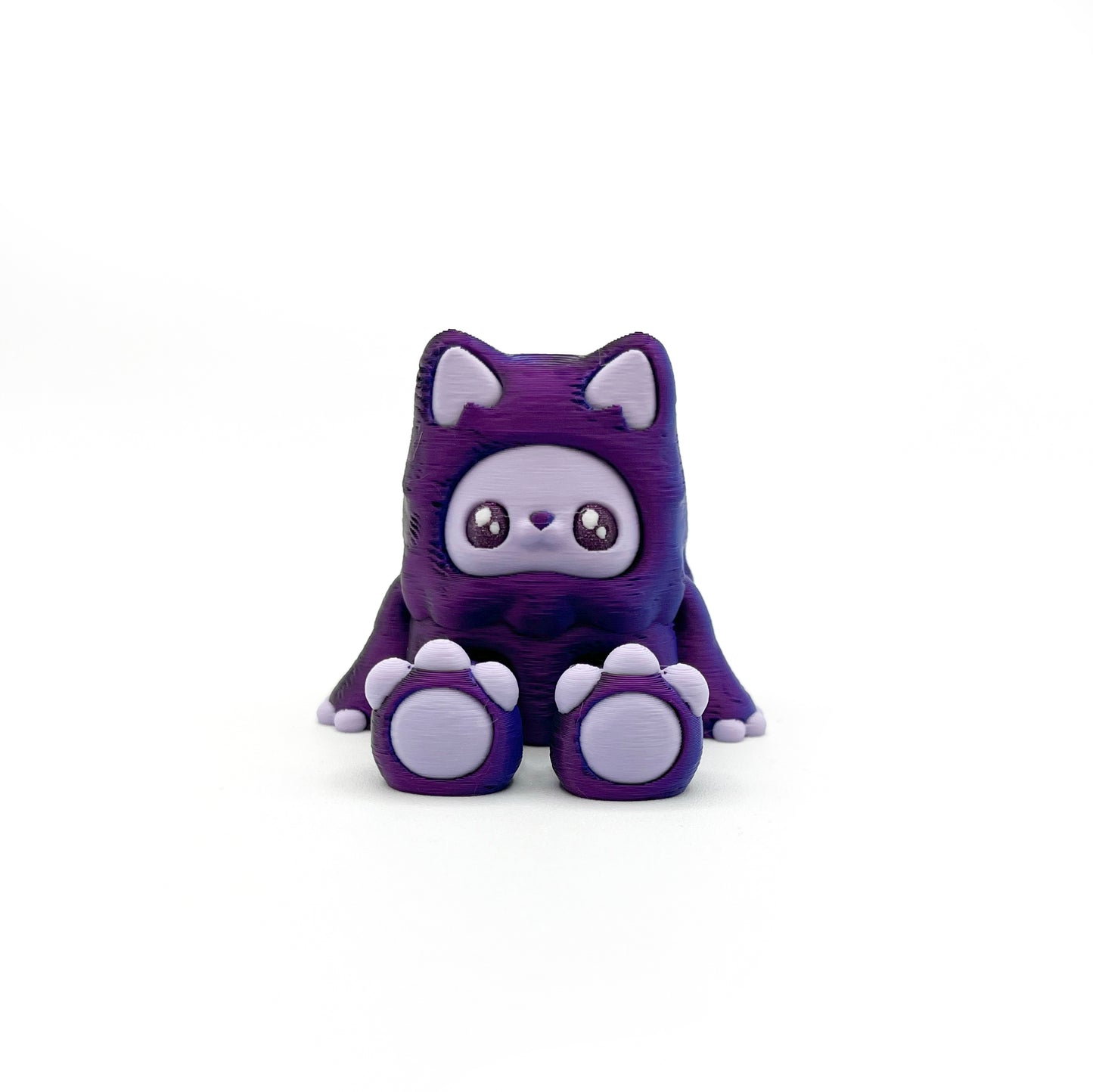 MINI Mysterious Cryptid Desk Pal – Kittyfoot & Gillifoot Articulated 3D Printed Fidget Toy | Cute Mini Collectible