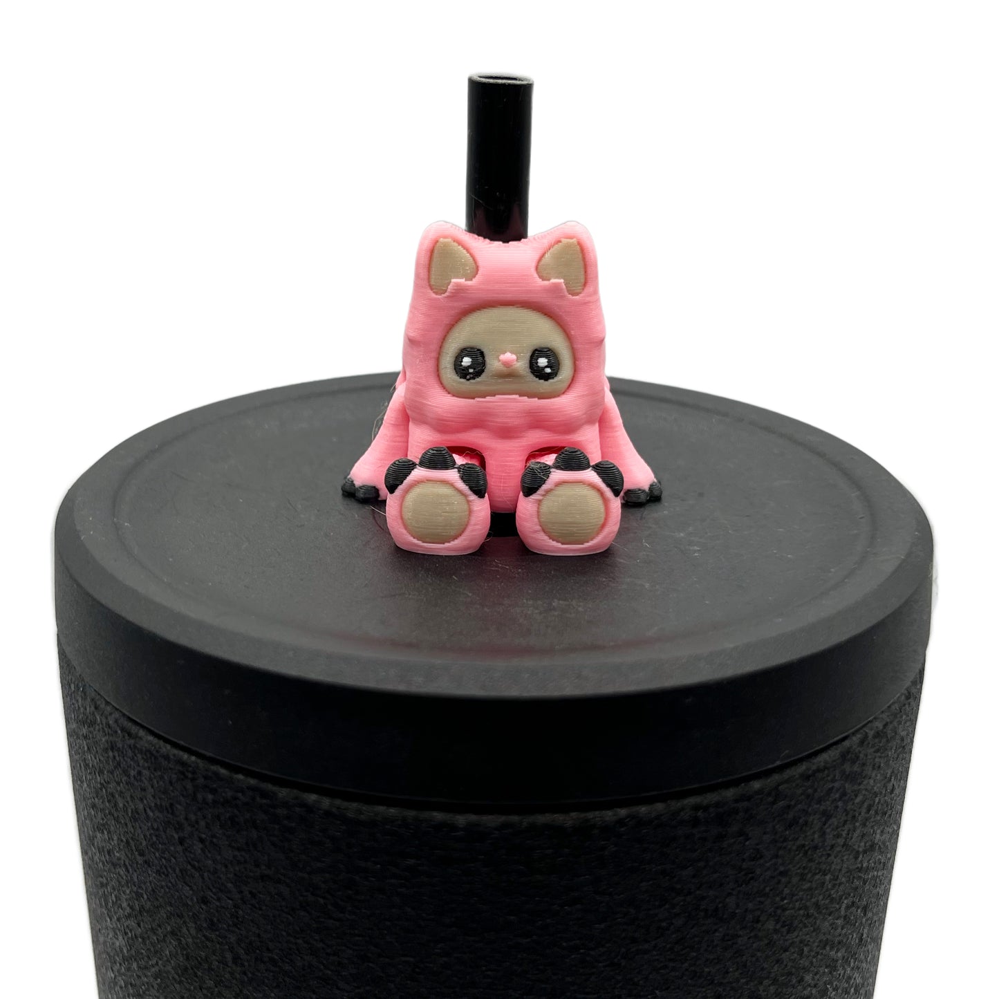 Mysterious Cryptids Sip Sidekicks – Kittyfoot & Gillifoot 3D Printed Straw Toppers | Collectible Straw Buddy Set
