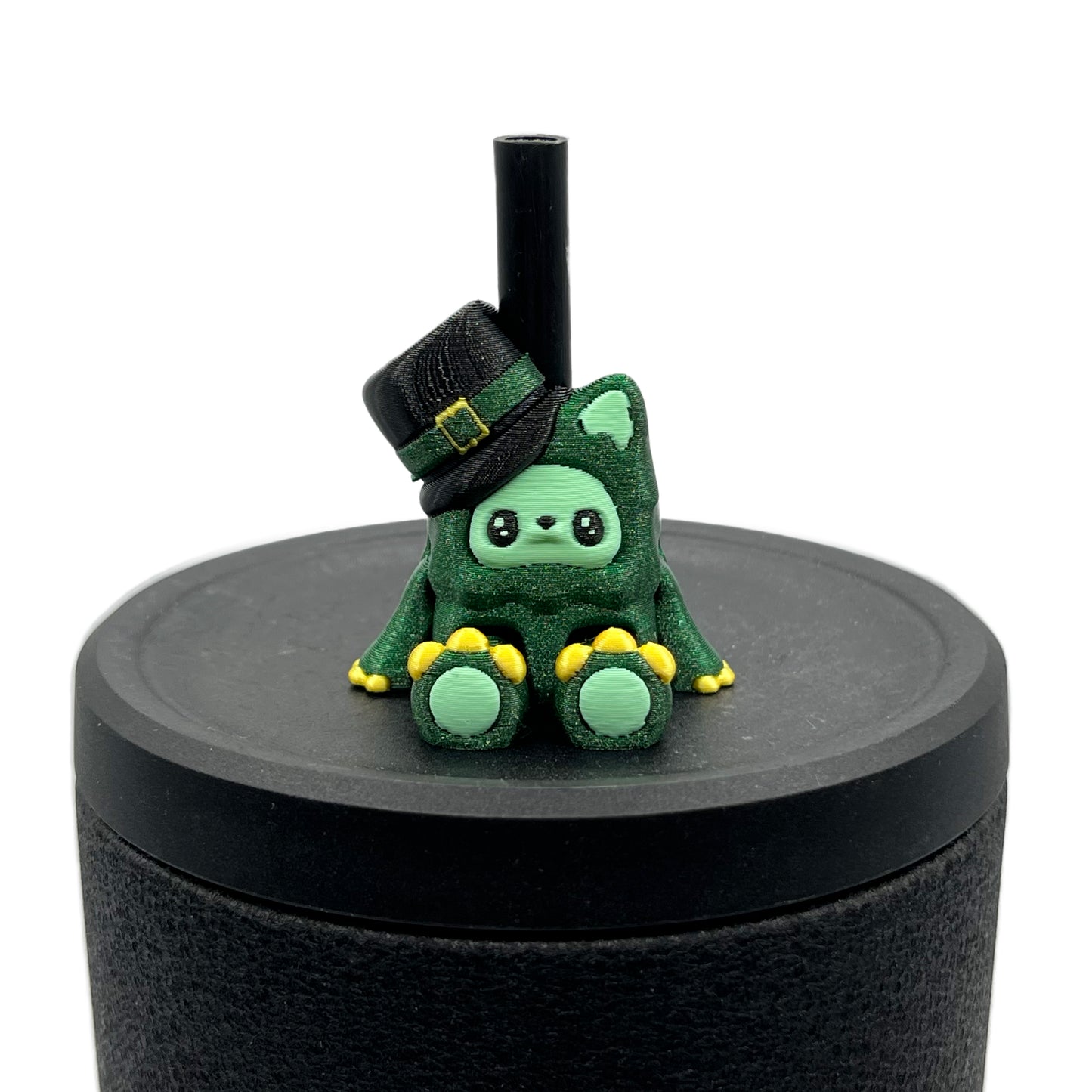 Mysterious Cryptids Sip Sidekicks – Kittyfoot & Gillifoot 3D Printed Straw Toppers | Collectible Straw Buddy Set