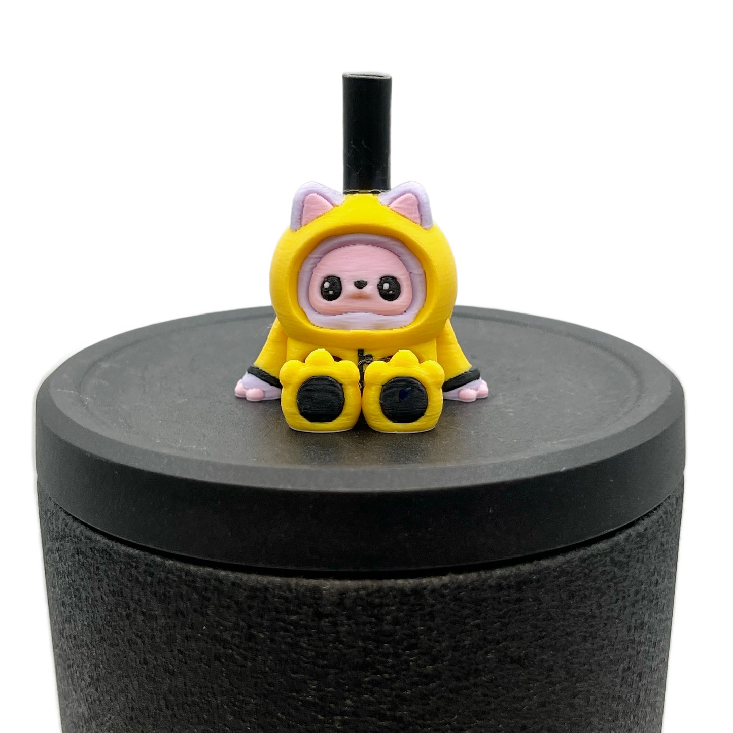 Mysterious Cryptids Sip Sidekicks – Kittyfoot & Gillifoot 3D Printed Straw Toppers | Collectible Straw Buddy Set