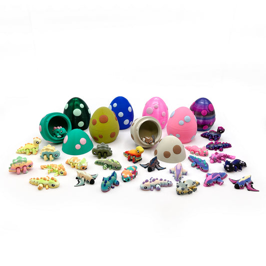 Dino Micro Pack – Hand-Picked 3D Printed Micro Dino Figures | Dinosaur Mini Collectibles