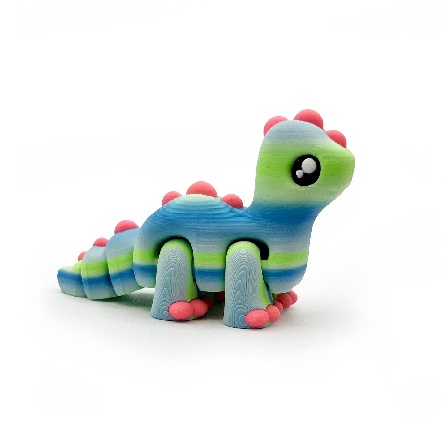 GIANT Dino Shelf Pals – Oversized 3D Printed Articulated Dinosaurs | Large Prehistoric Desk & Shelf Decor Statement Piec