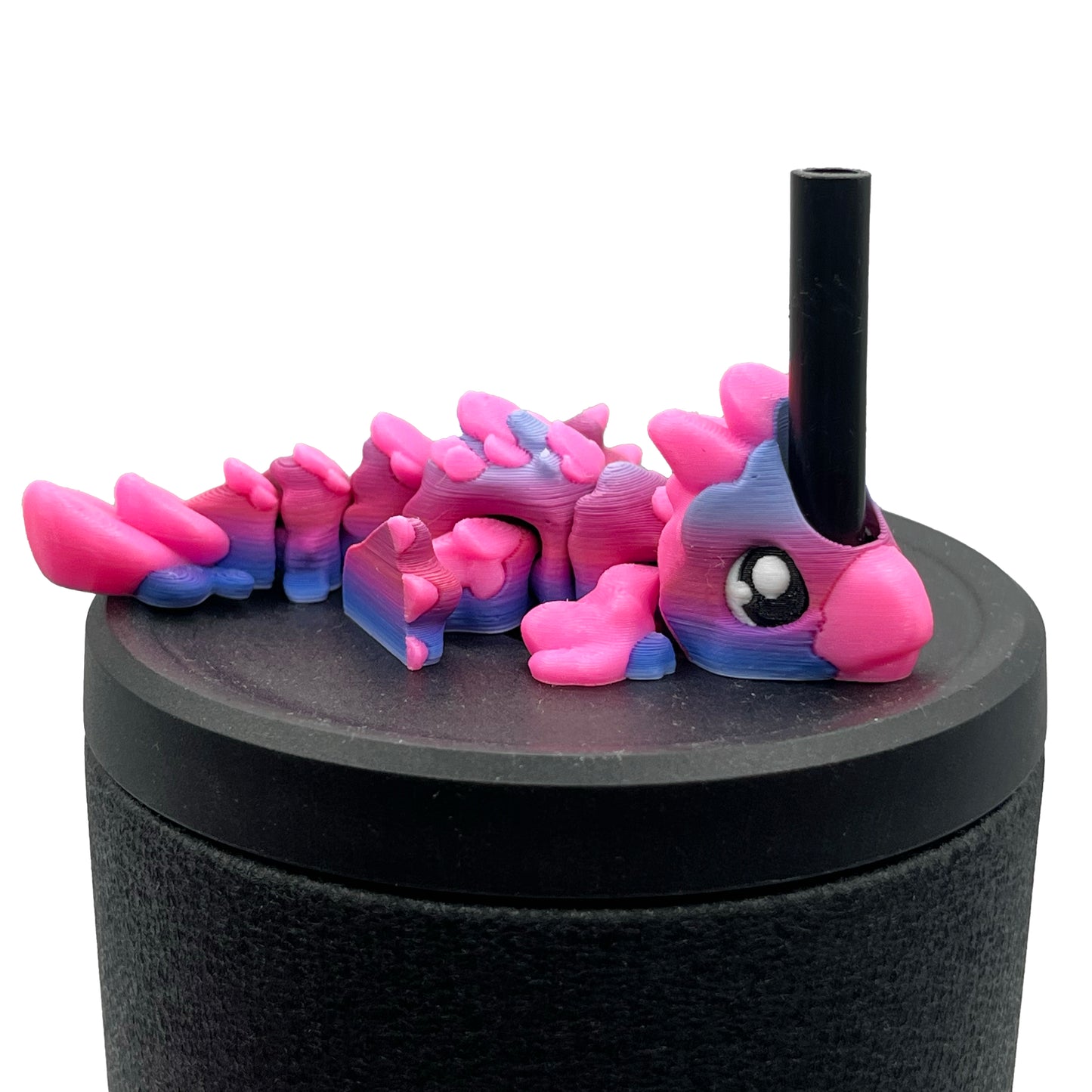 Dino Sip Sidekicks – 3D Printed Dinosaur Straw Toppers for Tumblers | Cute Prehistoric Straw Buddy Accessories