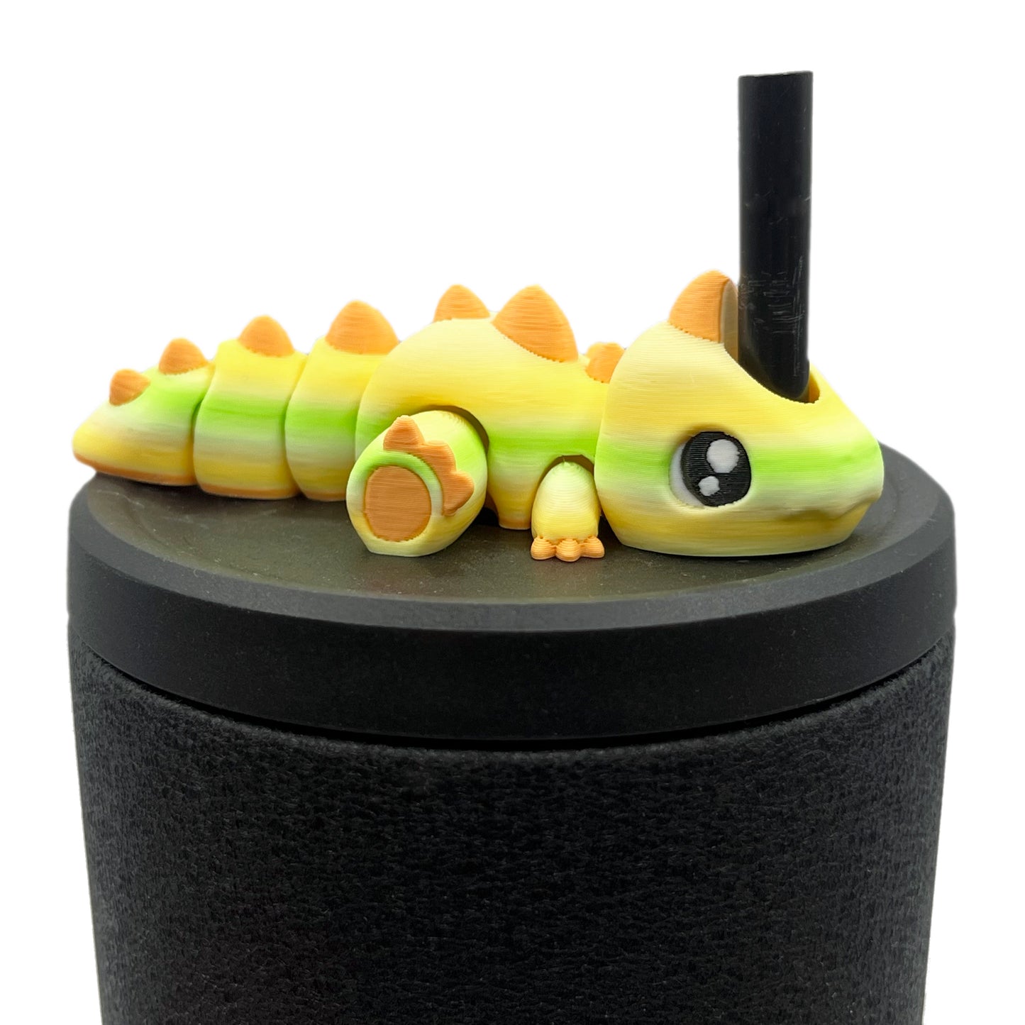 Dino Sip Sidekicks – 3D Printed Dinosaur Straw Toppers for Tumblers | Cute Prehistoric Straw Buddy Accessories