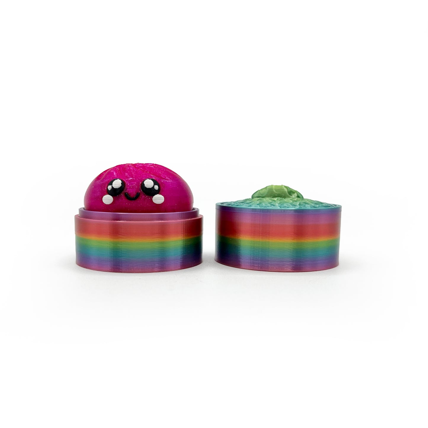 Dumpling Fidget Clicker - Bao Bun in a Steamer Basket