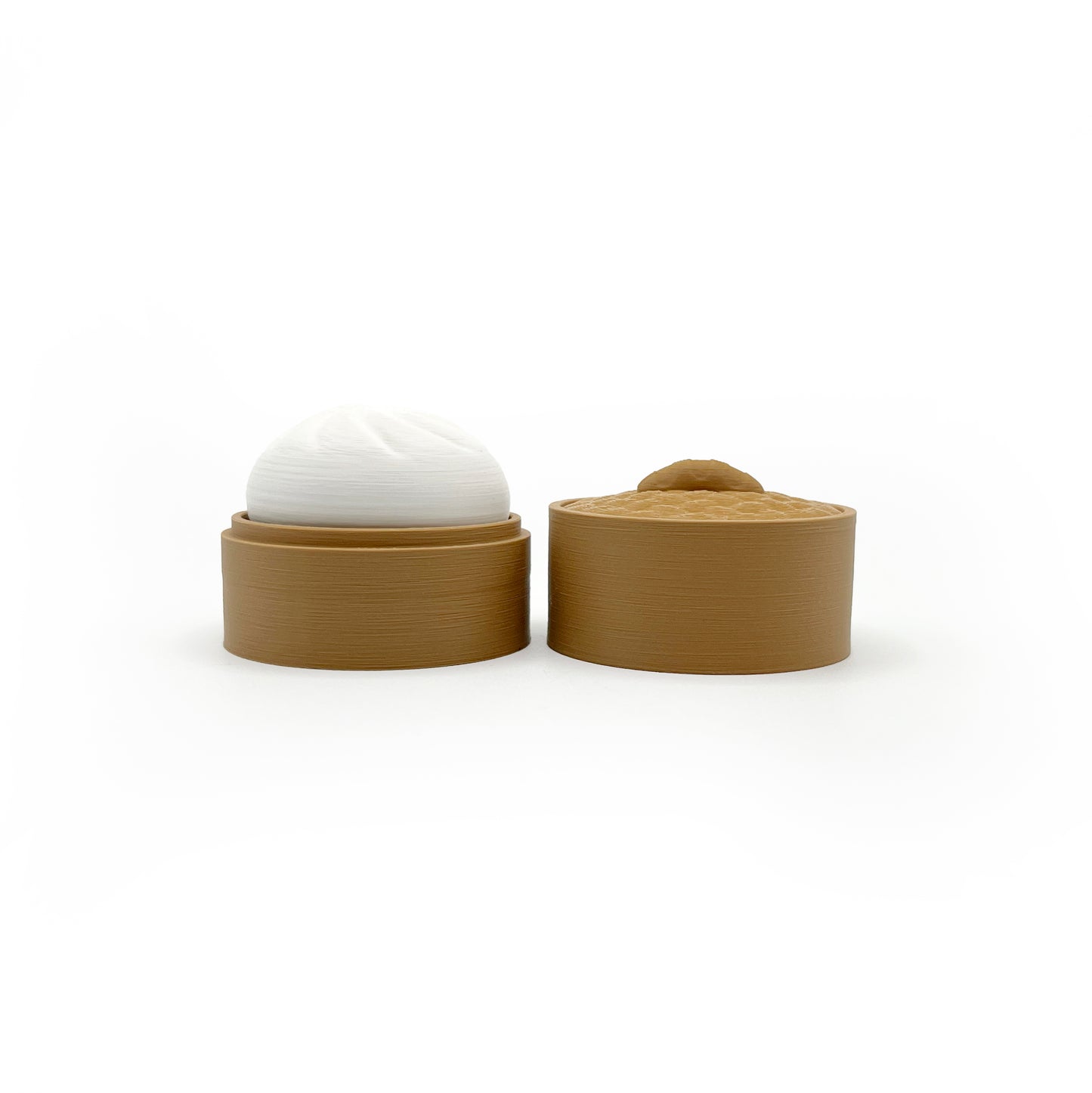 Dumpling Fidget Clicker - Bao Bun in a Steamer Basket