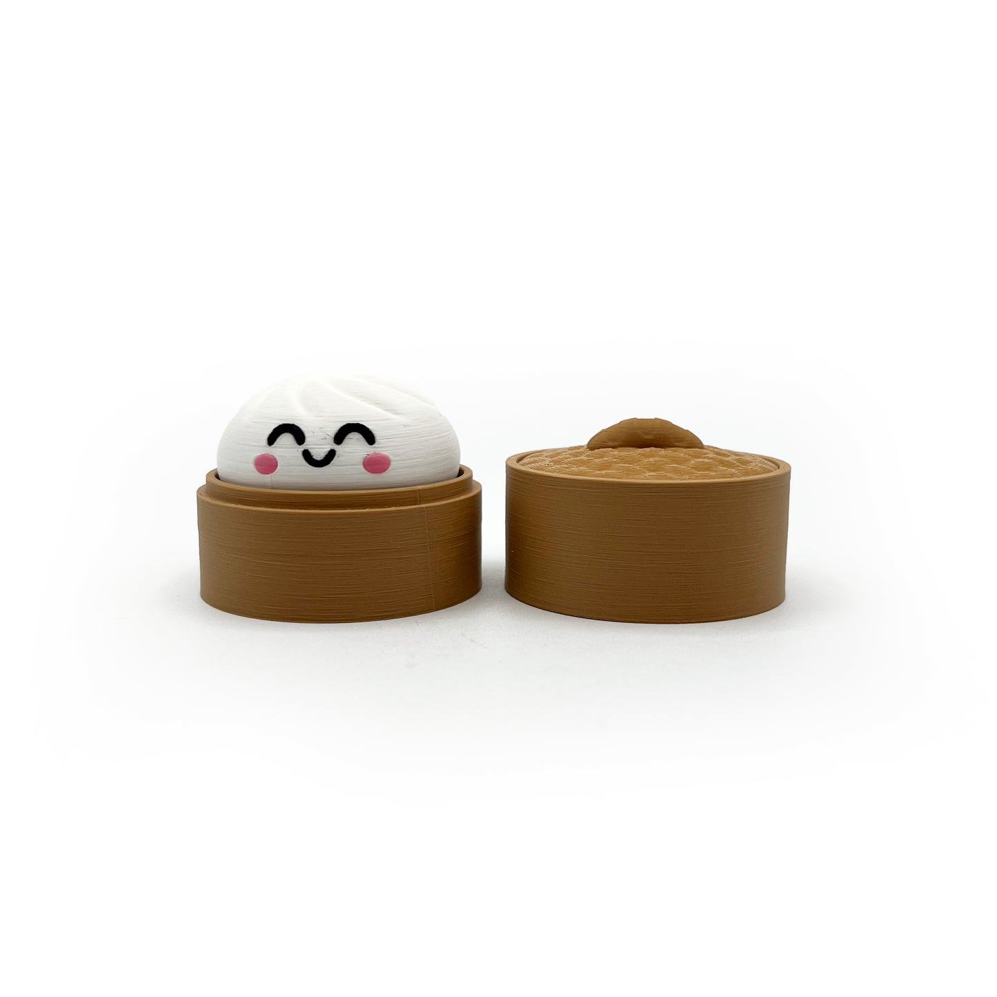 Dumpling Fidget Clicker - Bao Bun in a Steamer Basket