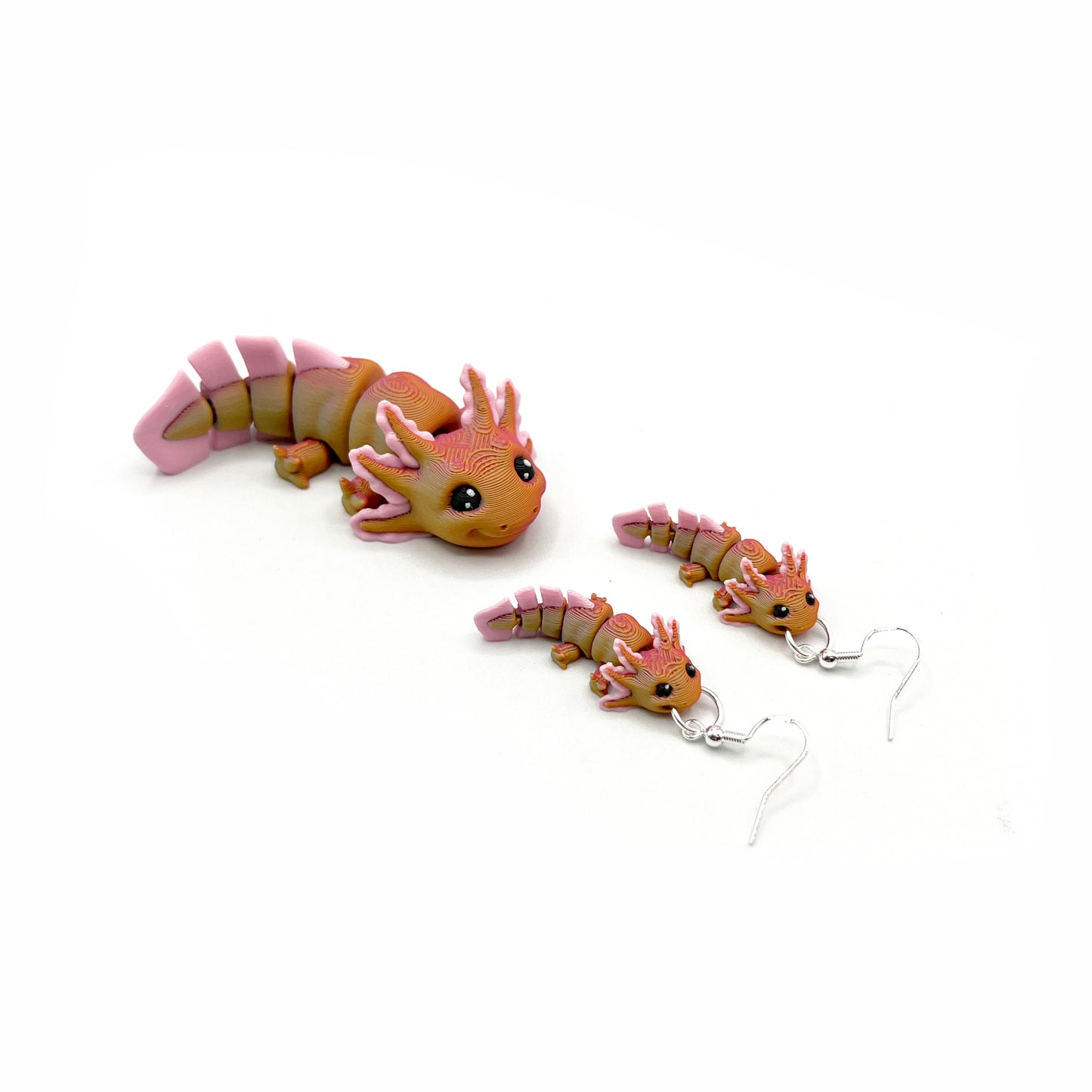 Critter Earrings – 3D Printed Animal Hook Earrings | Cute Hypoallergenic Jewelry | Unique Critter Designs