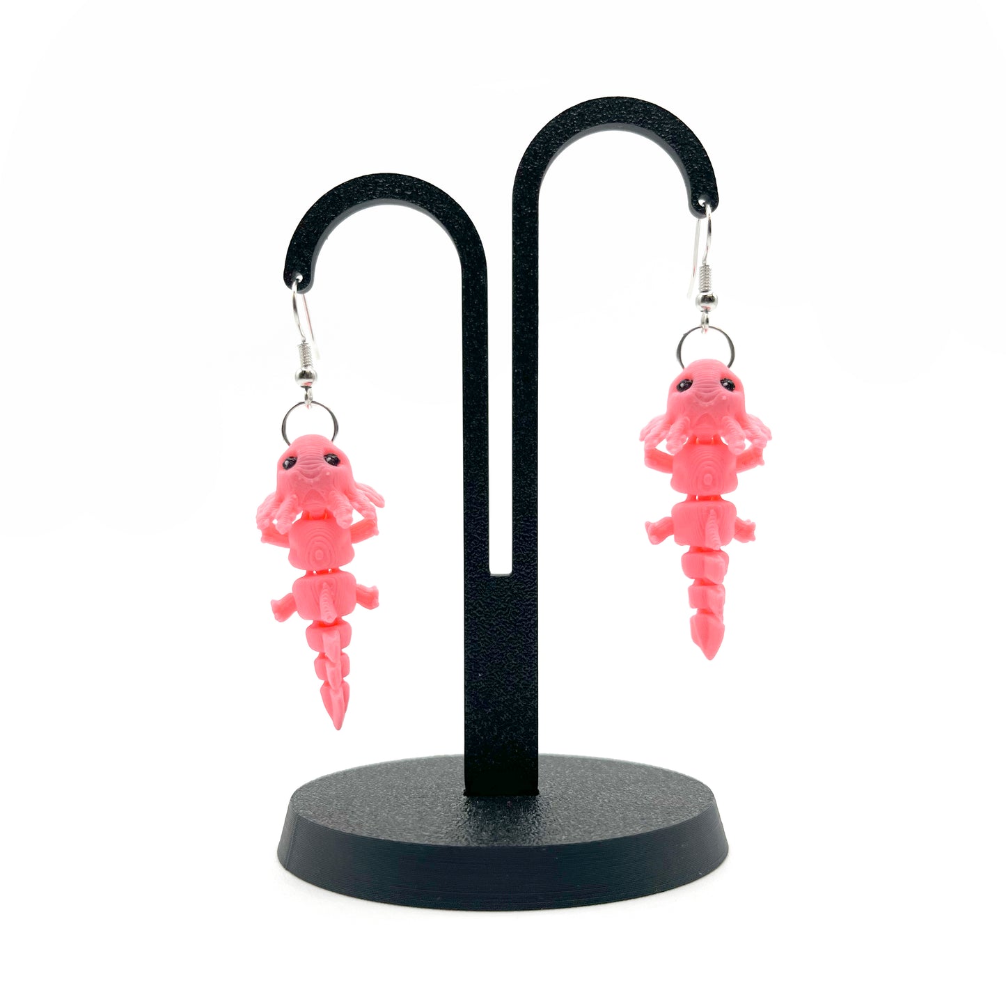 Critter Earrings – 3D Printed Animal Hook Earrings | Cute Hypoallergenic Jewelry | Unique Critter Designs