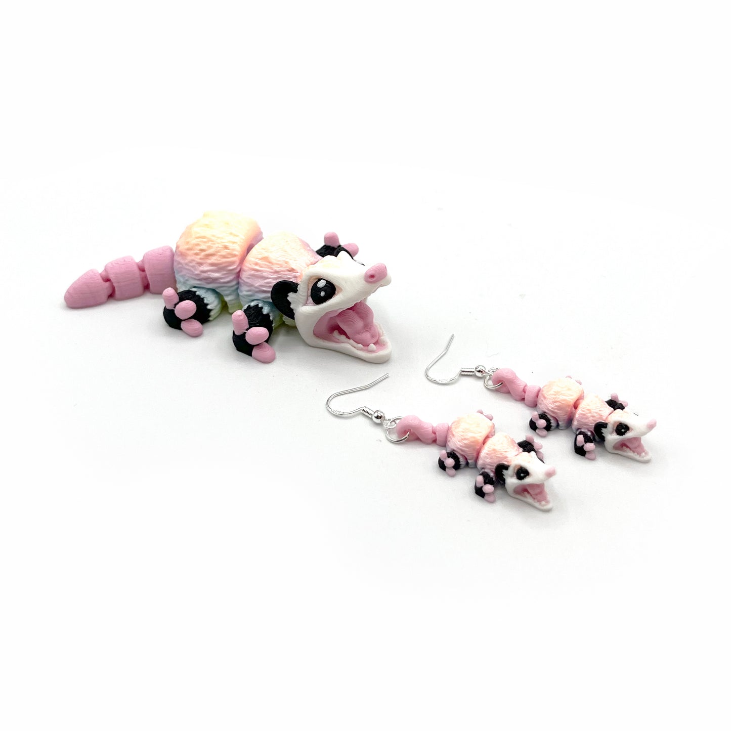 Critter Earrings – 3D Printed Animal Hook Earrings | Cute Hypoallergenic Jewelry | Unique Critter Designs
