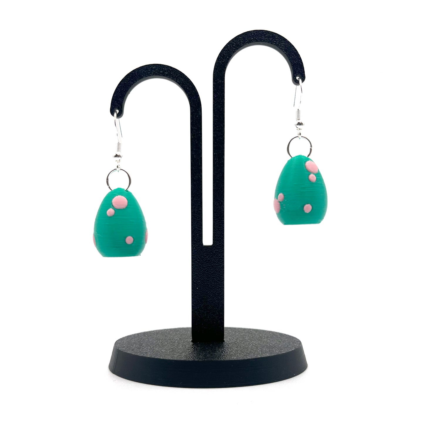 Tiny Dino Earrings – Lightweight 3D Printed Dinosaur Hook Earrings | Cute Hypoallergenic Prehistoric Jewelry