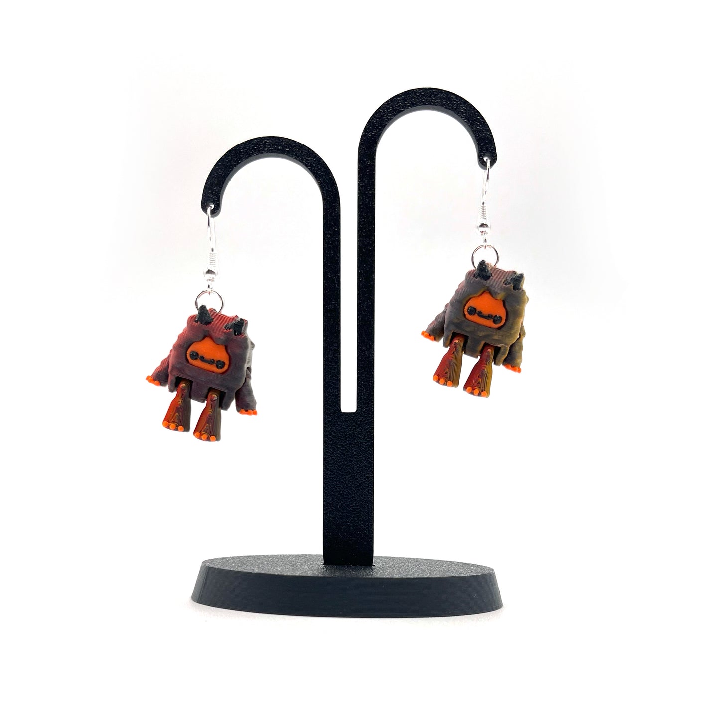 Flurryfoot & Bigfoot Earrings – Cute 3D Printed Cryptid Hook Earrings | Lightweight Hypoallergenic Jewelry for Monster Lovers