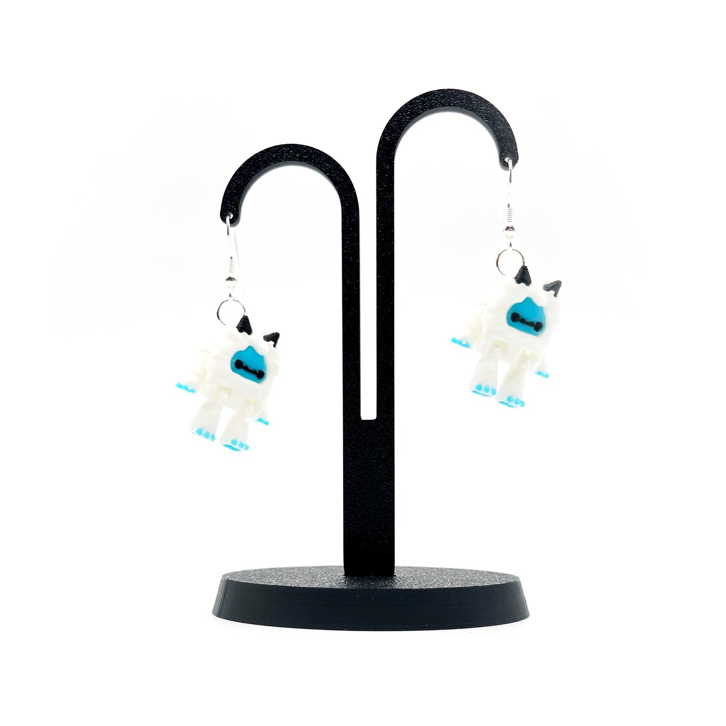Flurryfoot & Bigfoot Earrings – Cute 3D Printed Cryptid Hook Earrings | Lightweight Hypoallergenic Jewelry for Monster Lovers