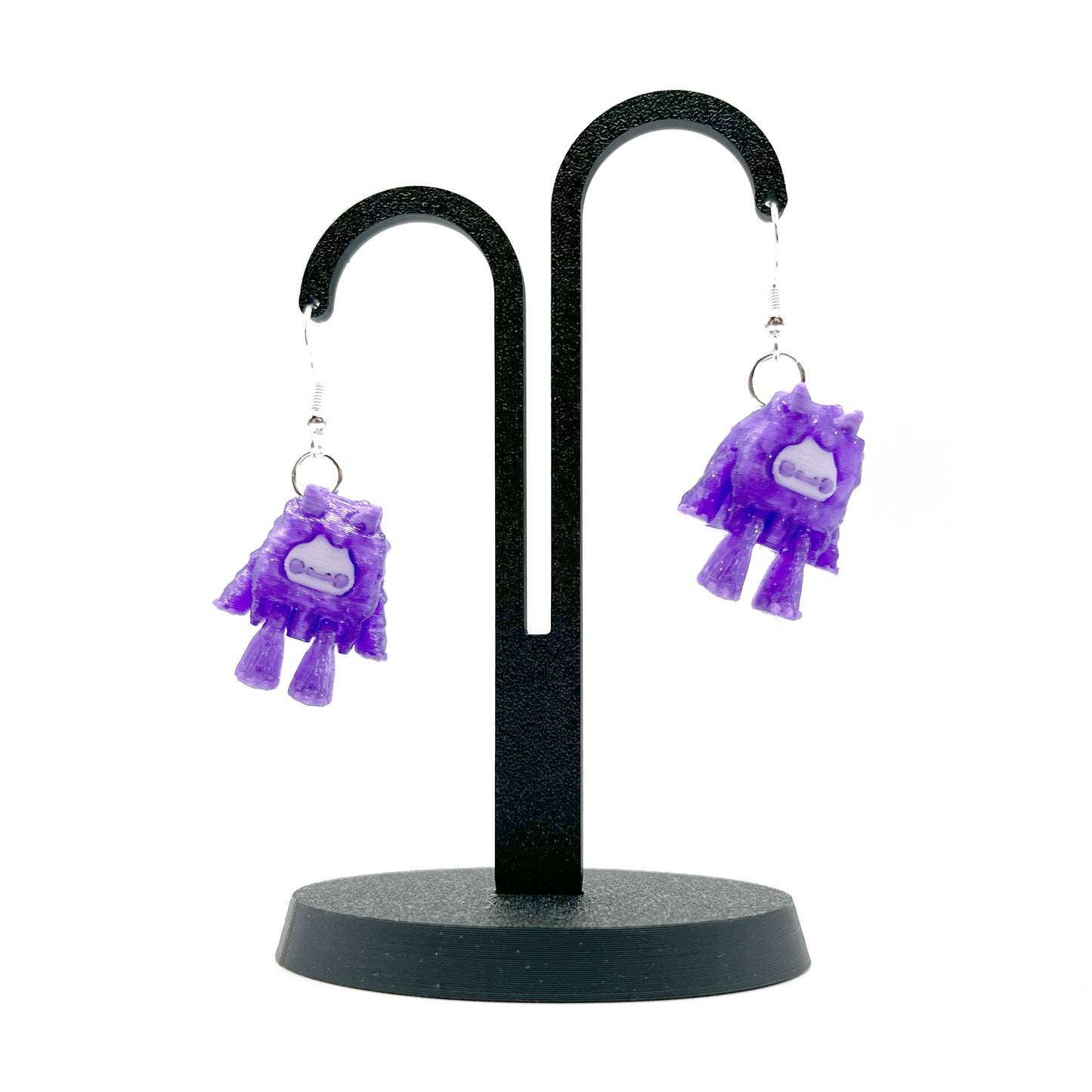 Flurryfoot & Bigfoot Earrings – Cute 3D Printed Cryptid Hook Earrings | Lightweight Hypoallergenic Jewelry for Monster Lovers