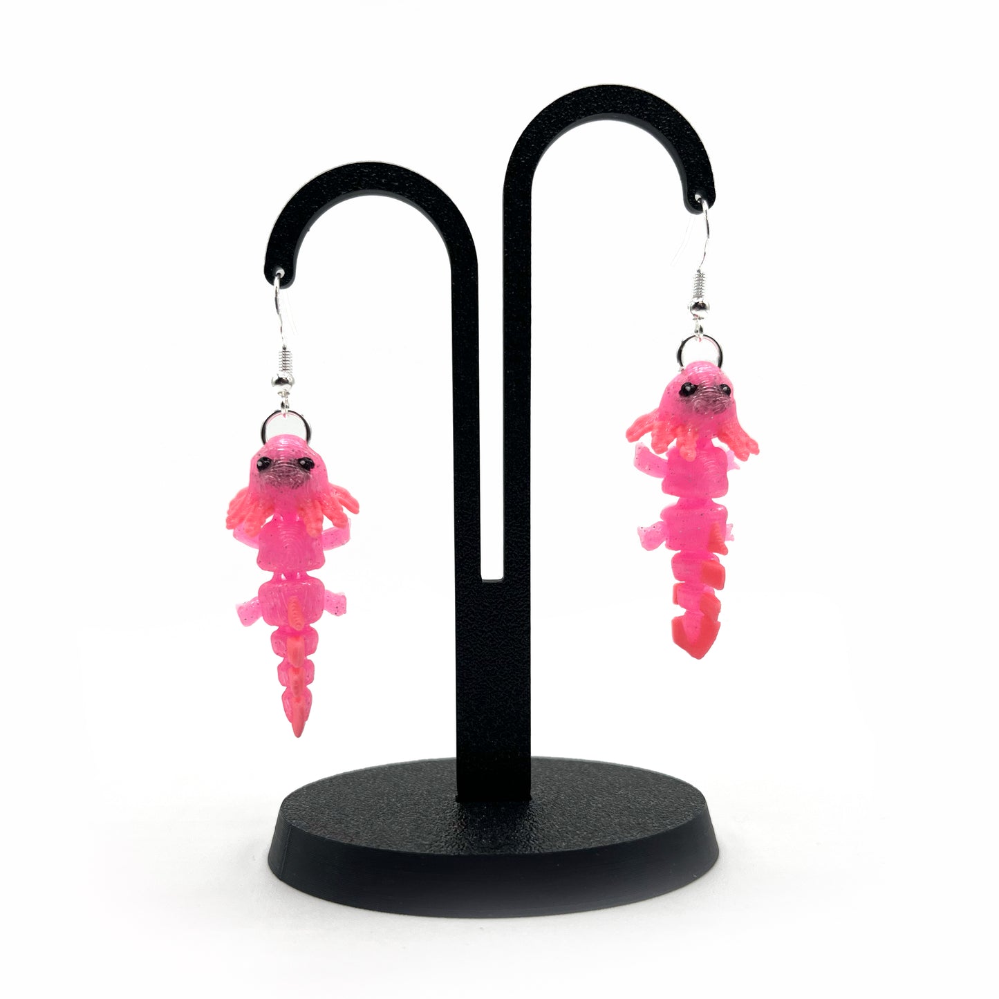 Critter Earrings – 3D Printed Animal Hook Earrings | Cute Hypoallergenic Jewelry | Unique Critter Designs
