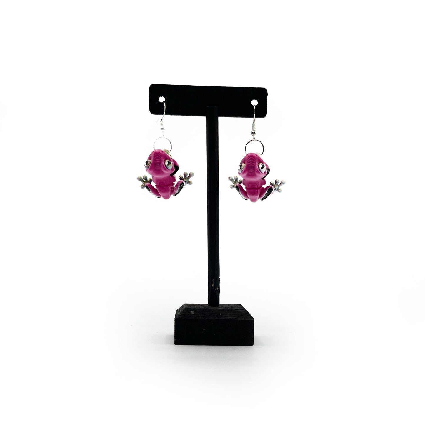 Critter Earrings – 3D Printed Animal Hook Earrings | Cute Hypoallergenic Jewelry | Unique Critter Designs